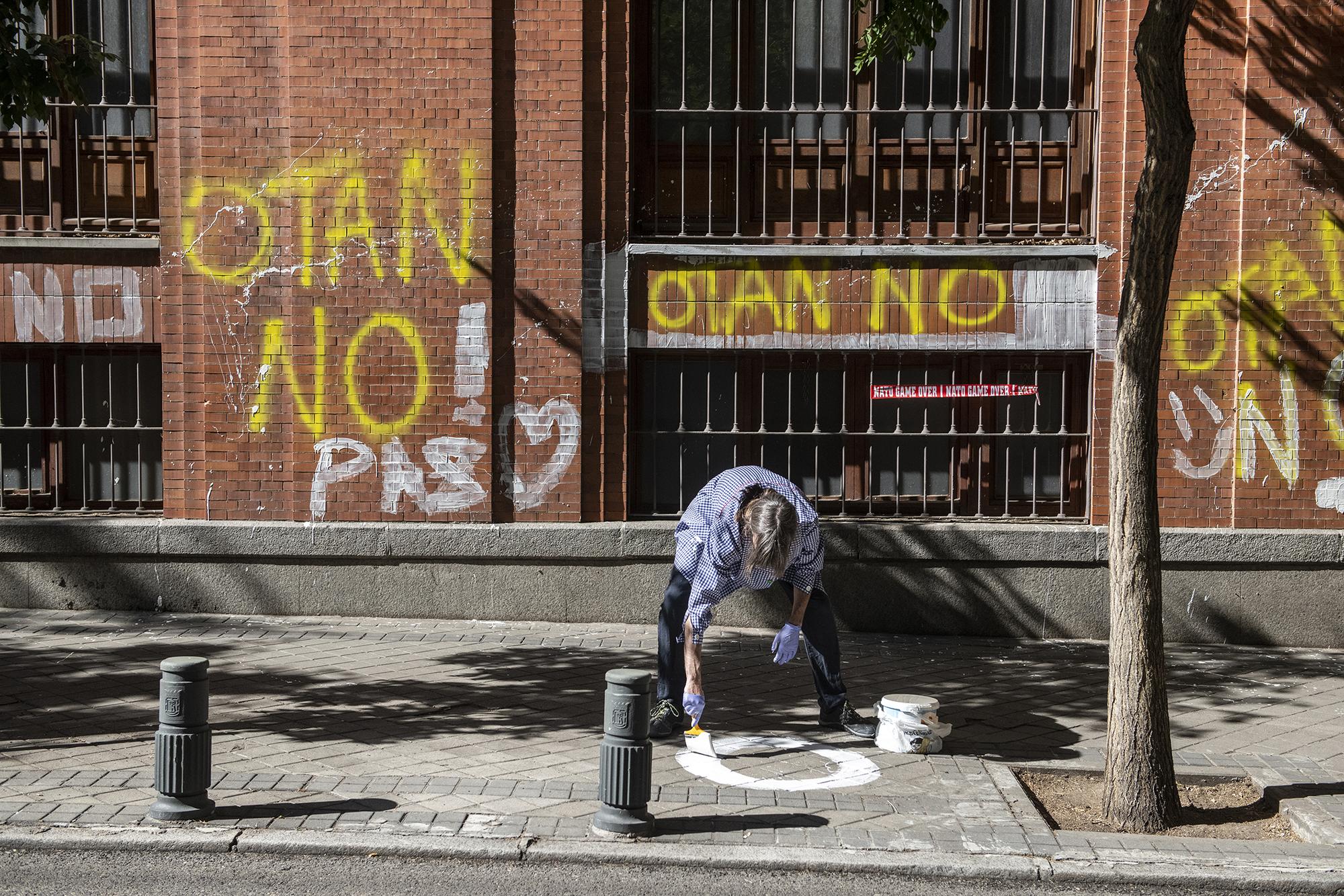 Activistas convierten por unas horas la Escuela de la Guerra del Ejército en una “Escuela de Paz” - 9