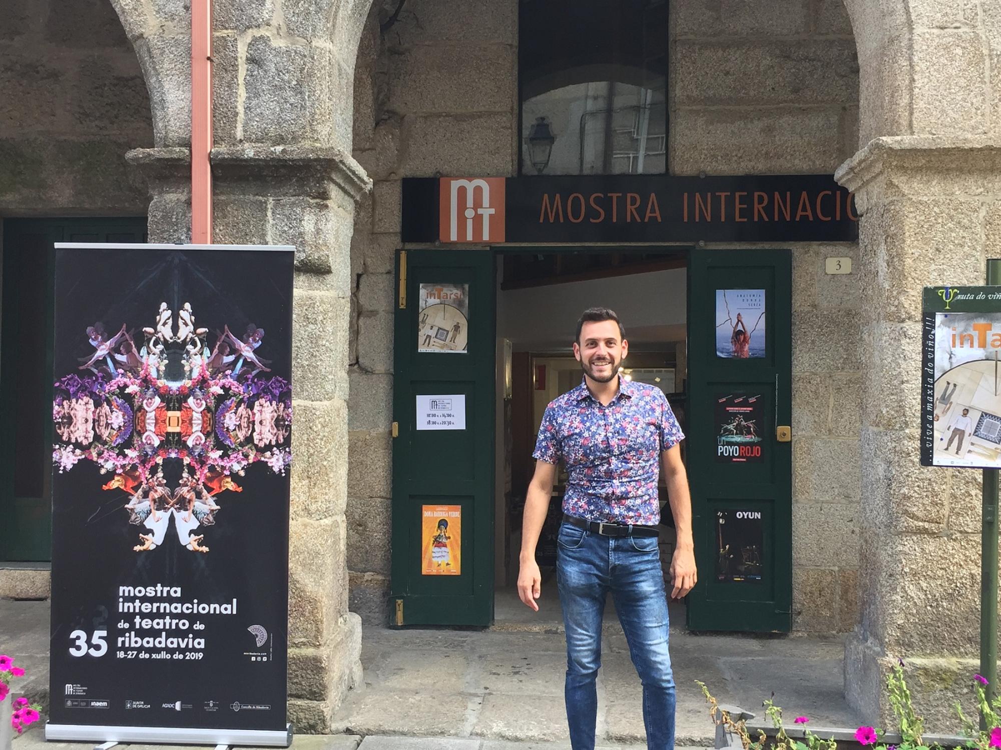 Roberto Pascual, director da Mostra Internacional de Teatro (MIT) de Ribadavia