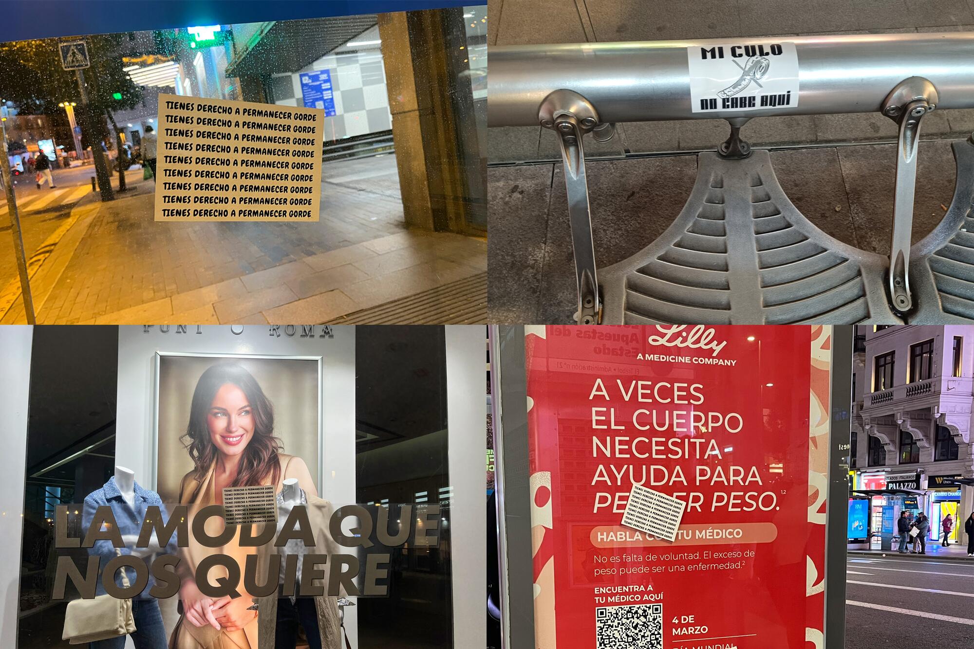 Montaje Acción Gordofobia