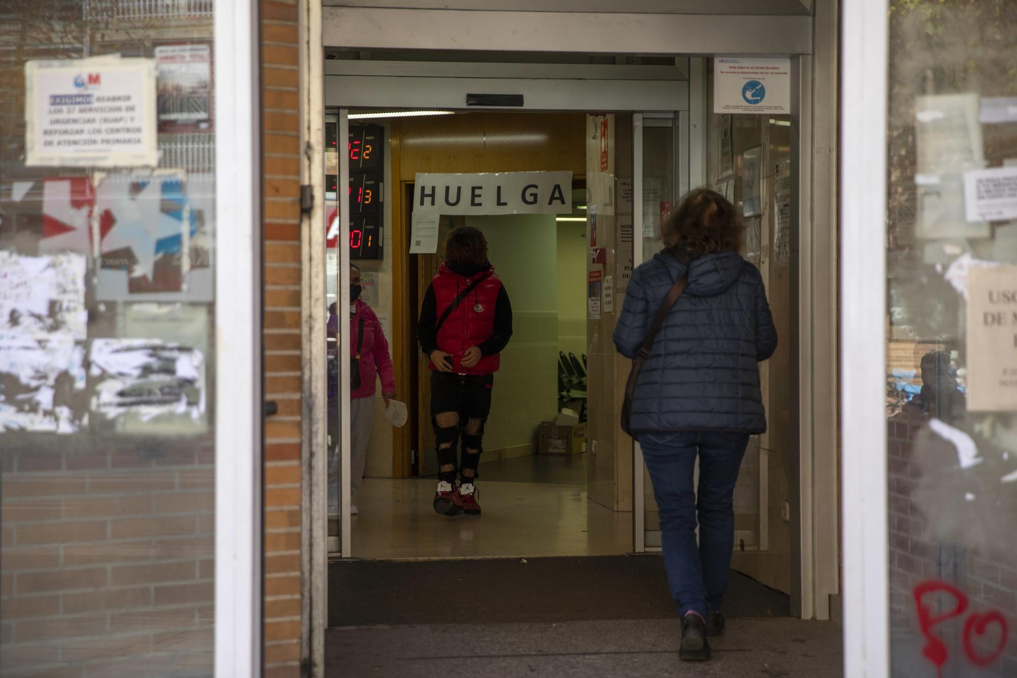 Centro de salud huelga