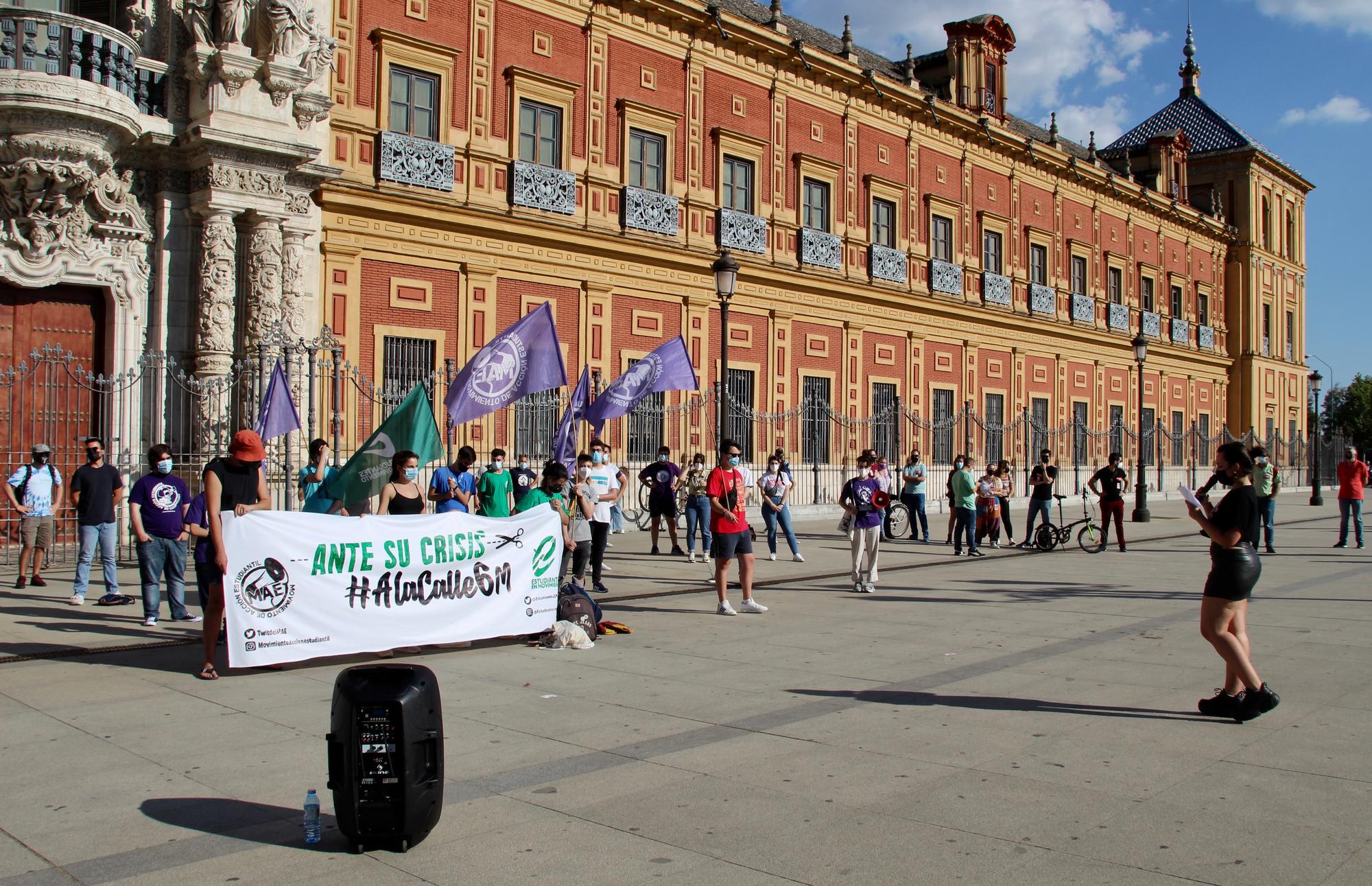 Concentración estudiantes Andalucía 3