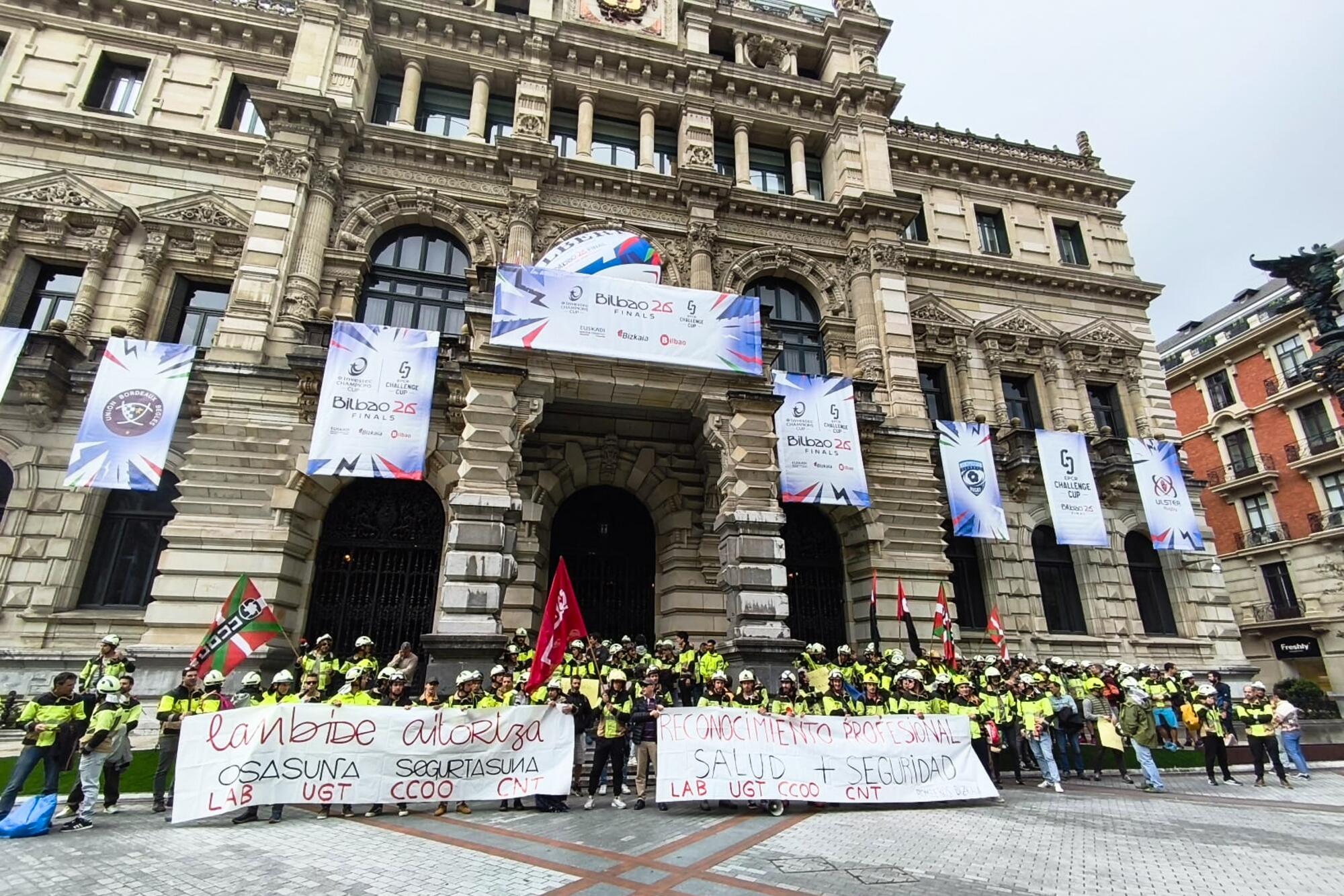 Bilbao sindicatos bomberos Bizkaia