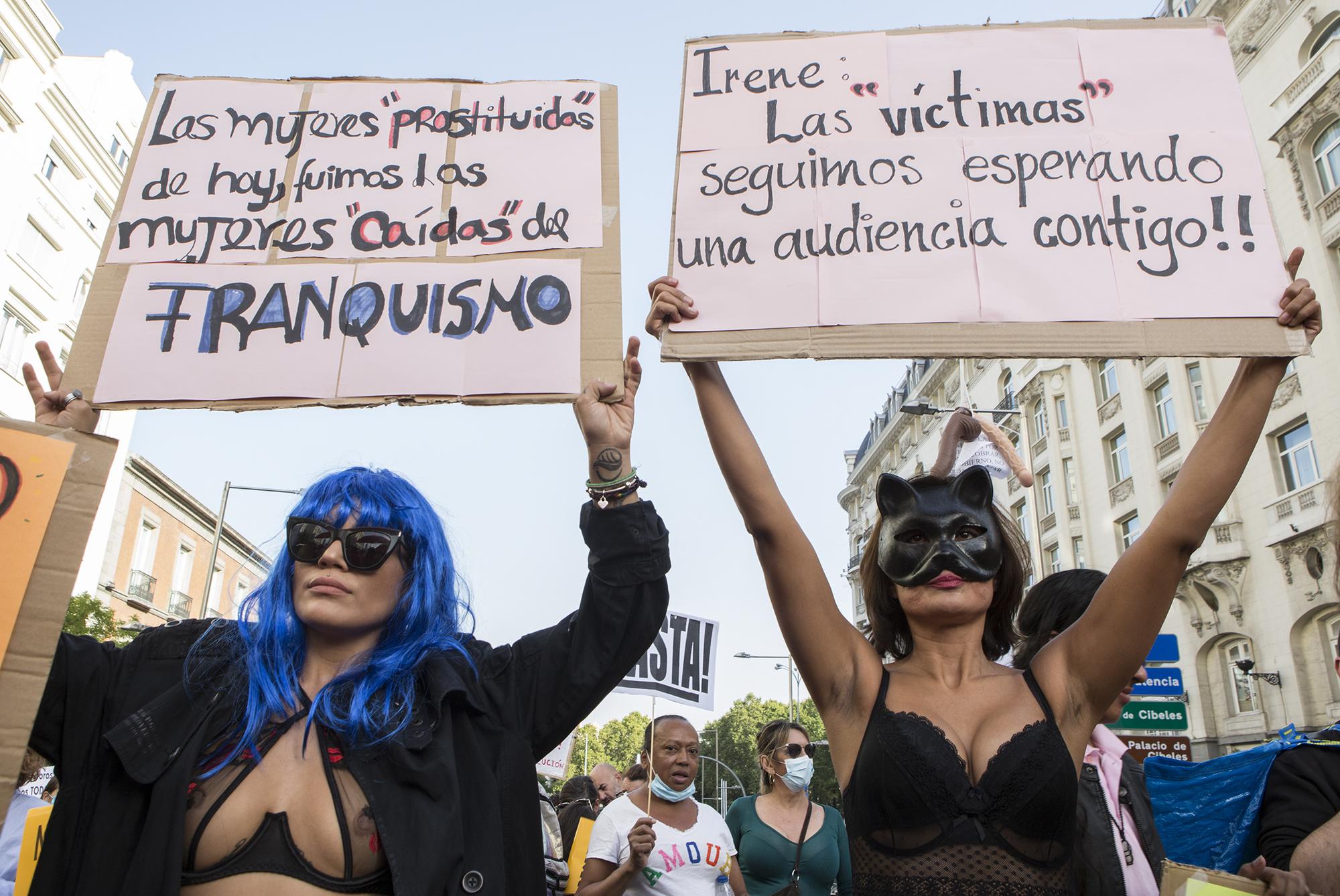 Concentración en contra de la Ley Abolicionista-Prohibicionista en Madrid. 4 de octubre de 2022 - 3