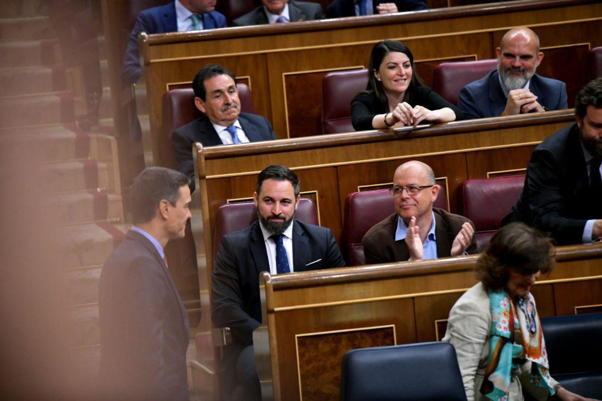 Pedro Sánchez y Santiago Abascal