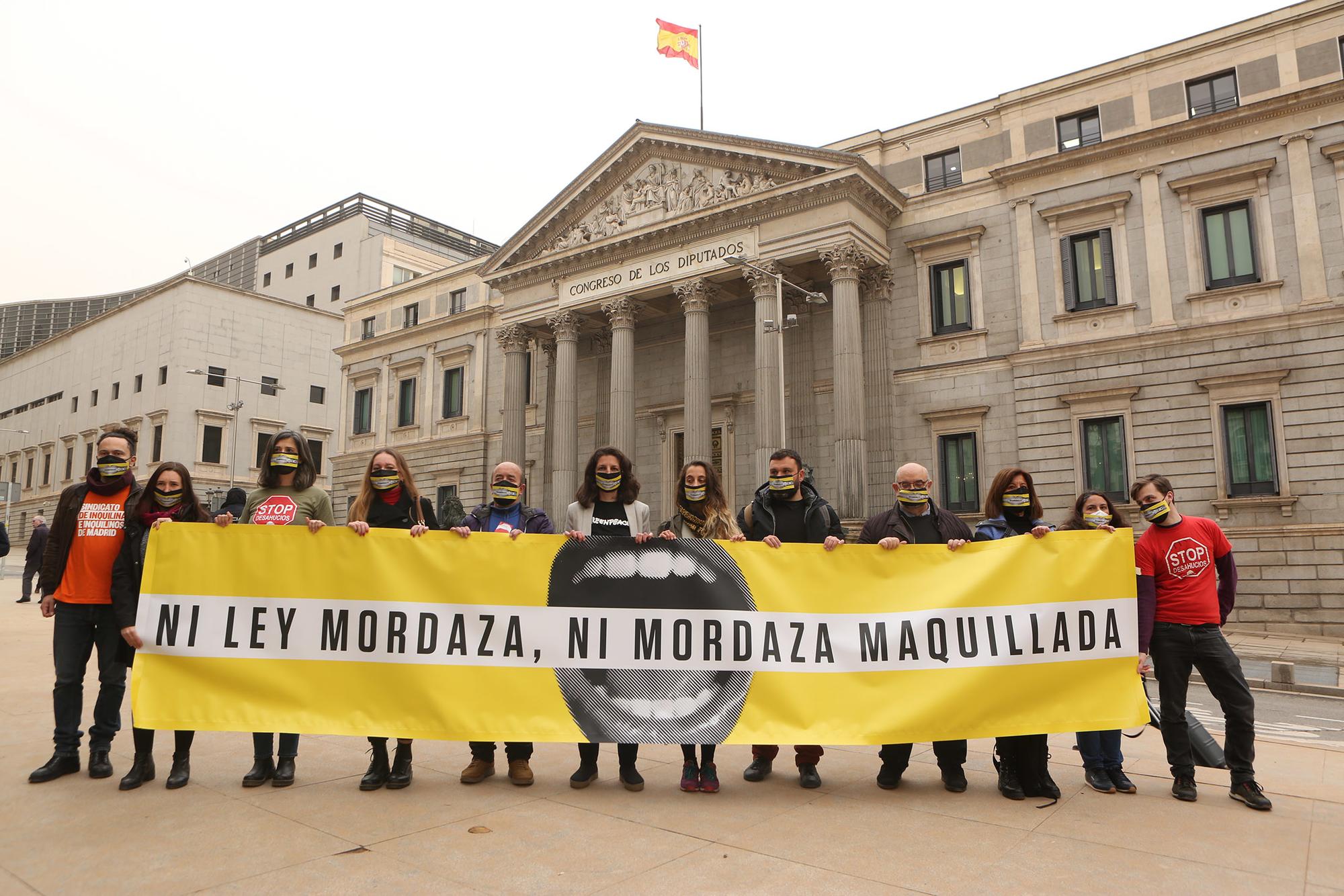 Ley Mordaza concentración Congreso