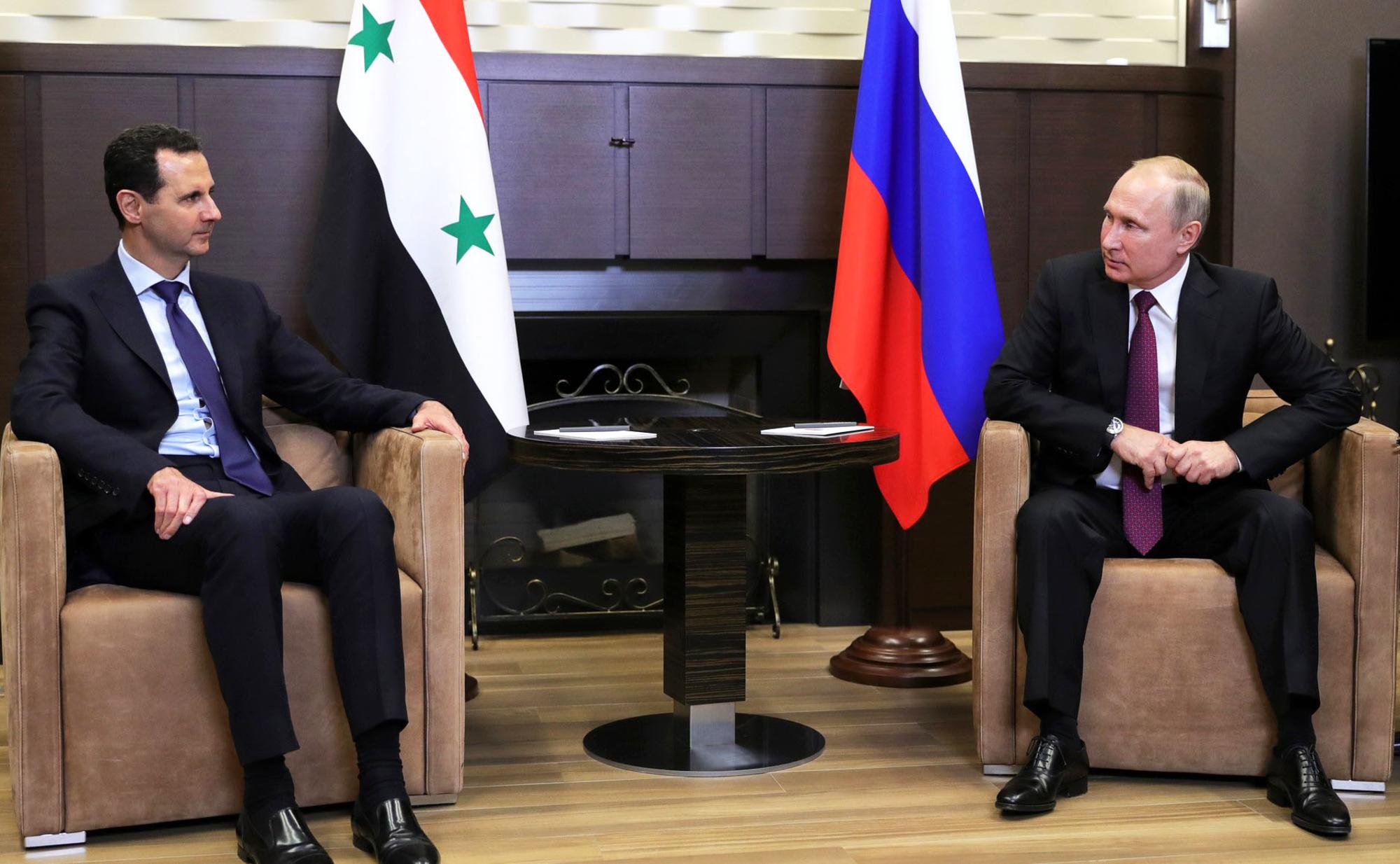 Bashar Al Assad Vladimir Putin