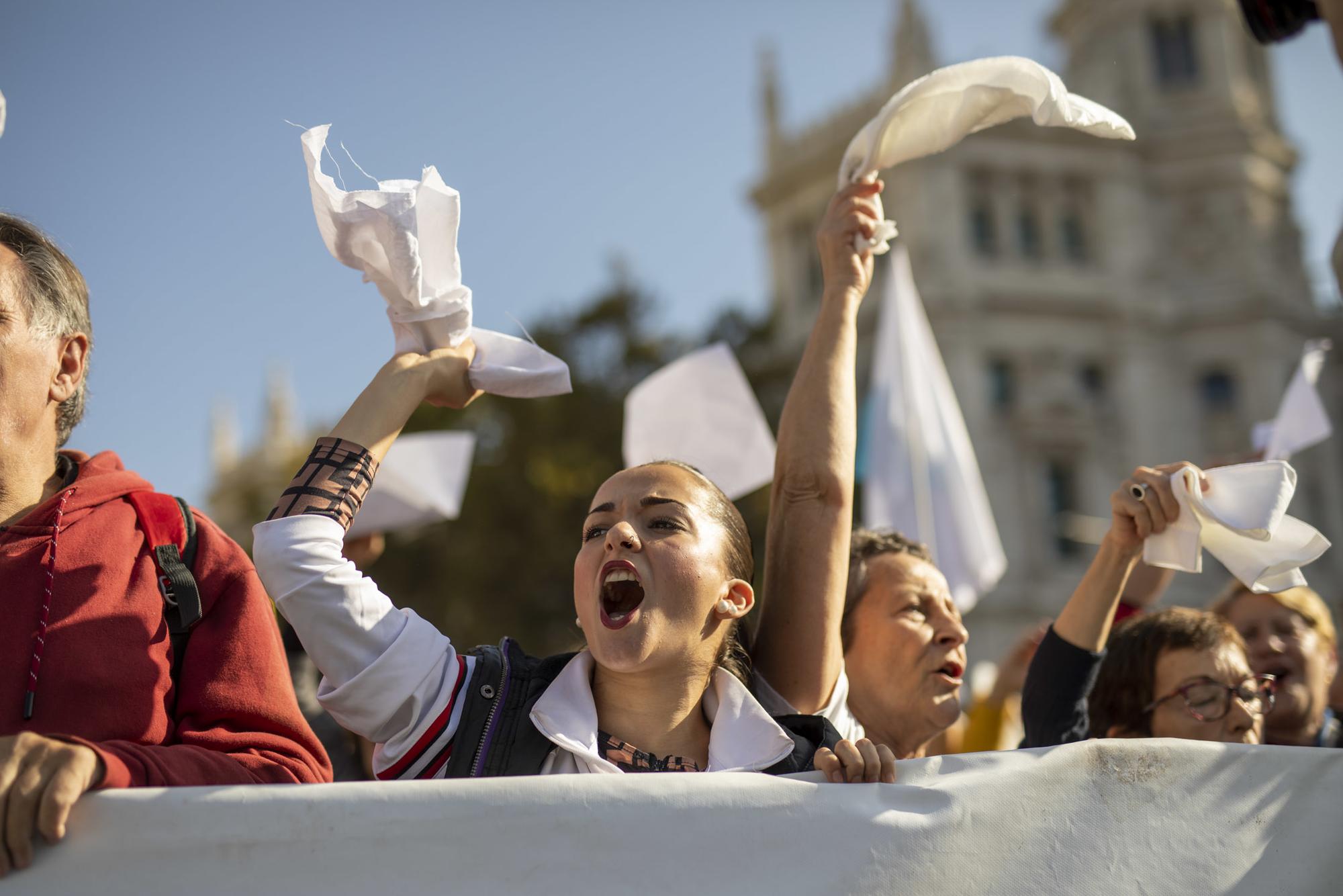 Manifestación por la Sanidad Pública en Madrid - 11