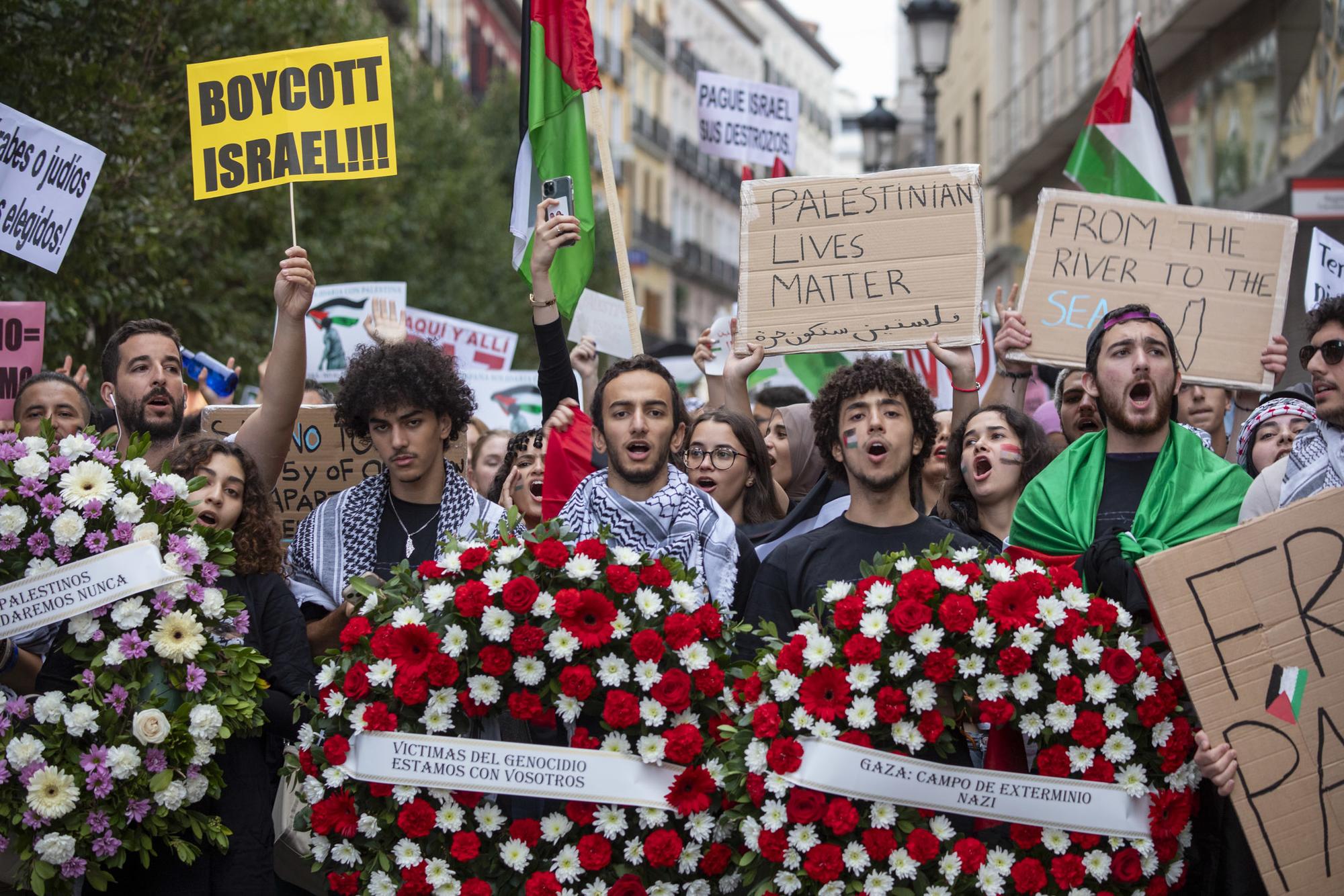 Manifestación Gaza Madrid Atocha - 2