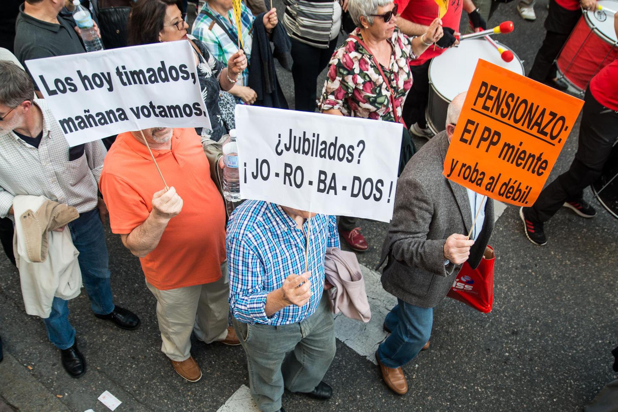 Pensionistas manifestación