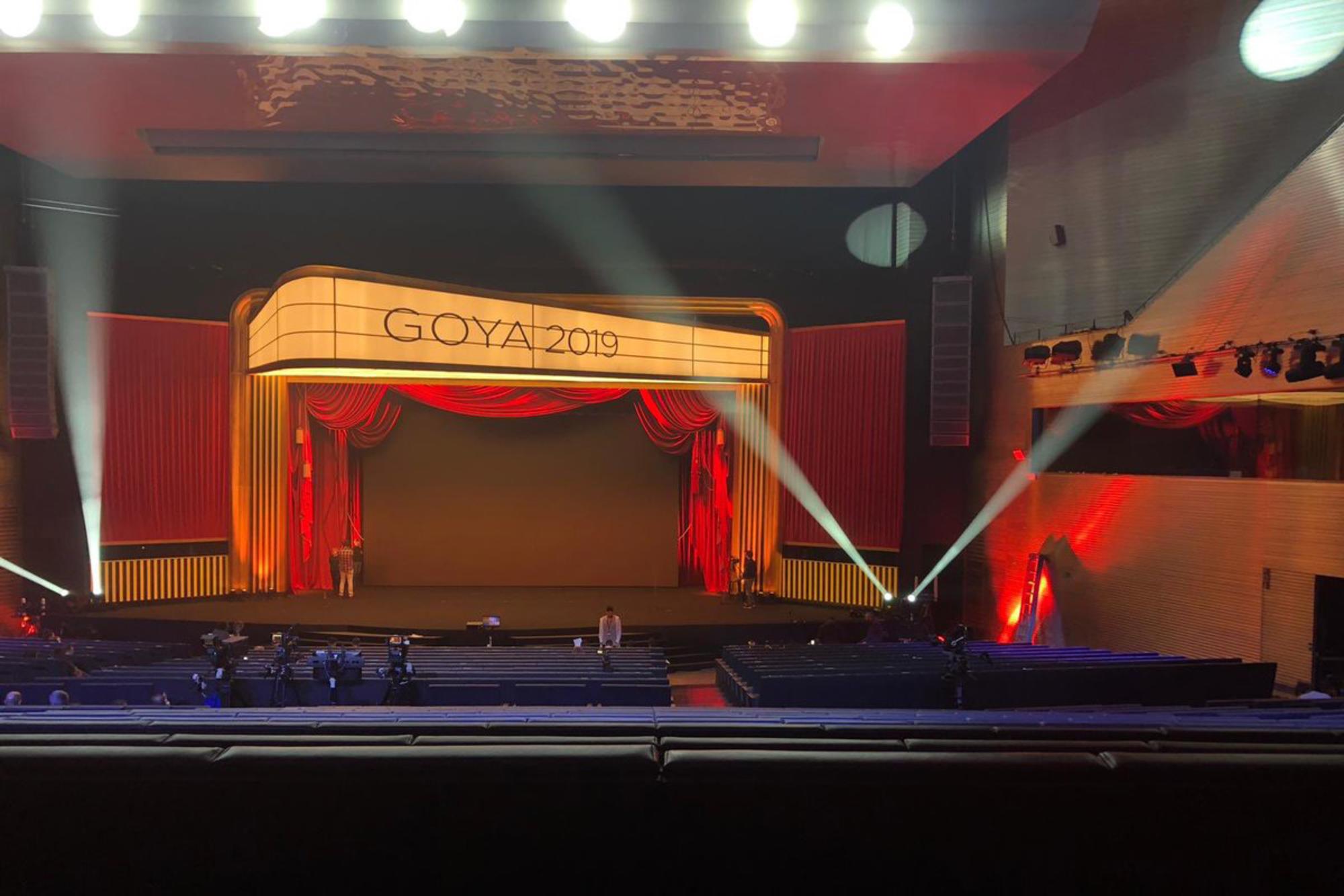 Escenario de los Goya 2019