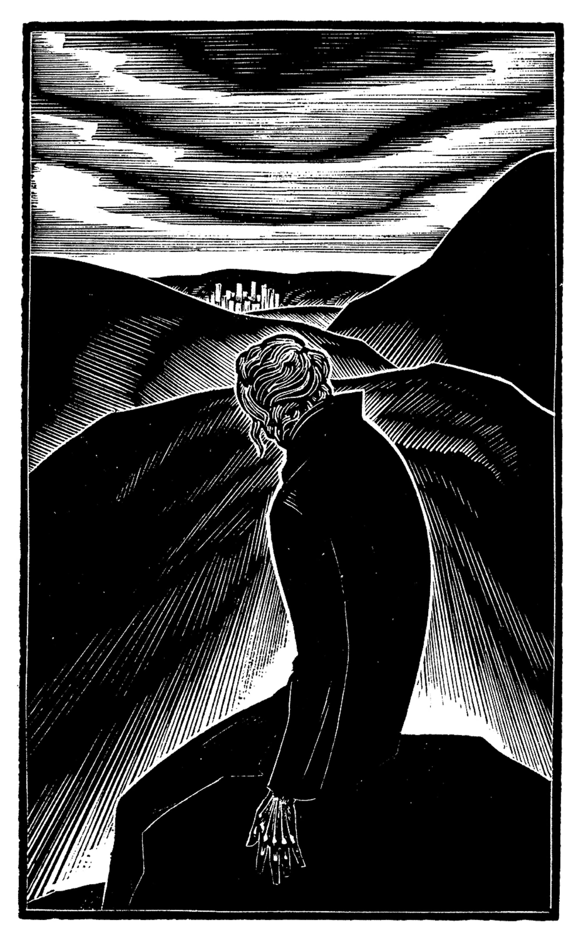 Estampa de Lynd Ward para ‘God’s Man’ (1929)