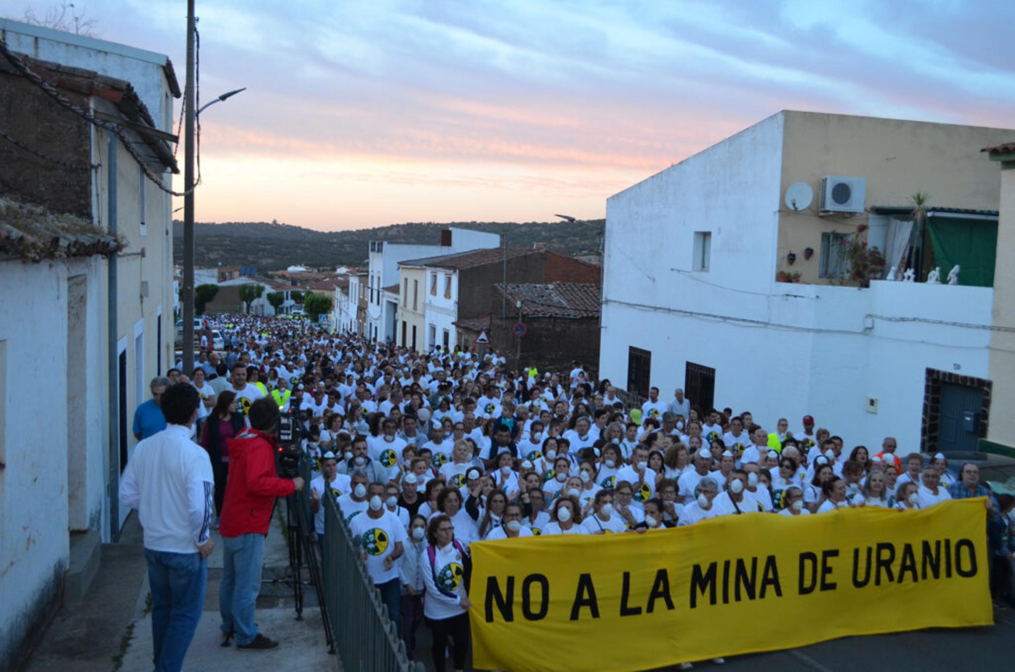 Manifestación Dehesa sin Uranio Badajoz