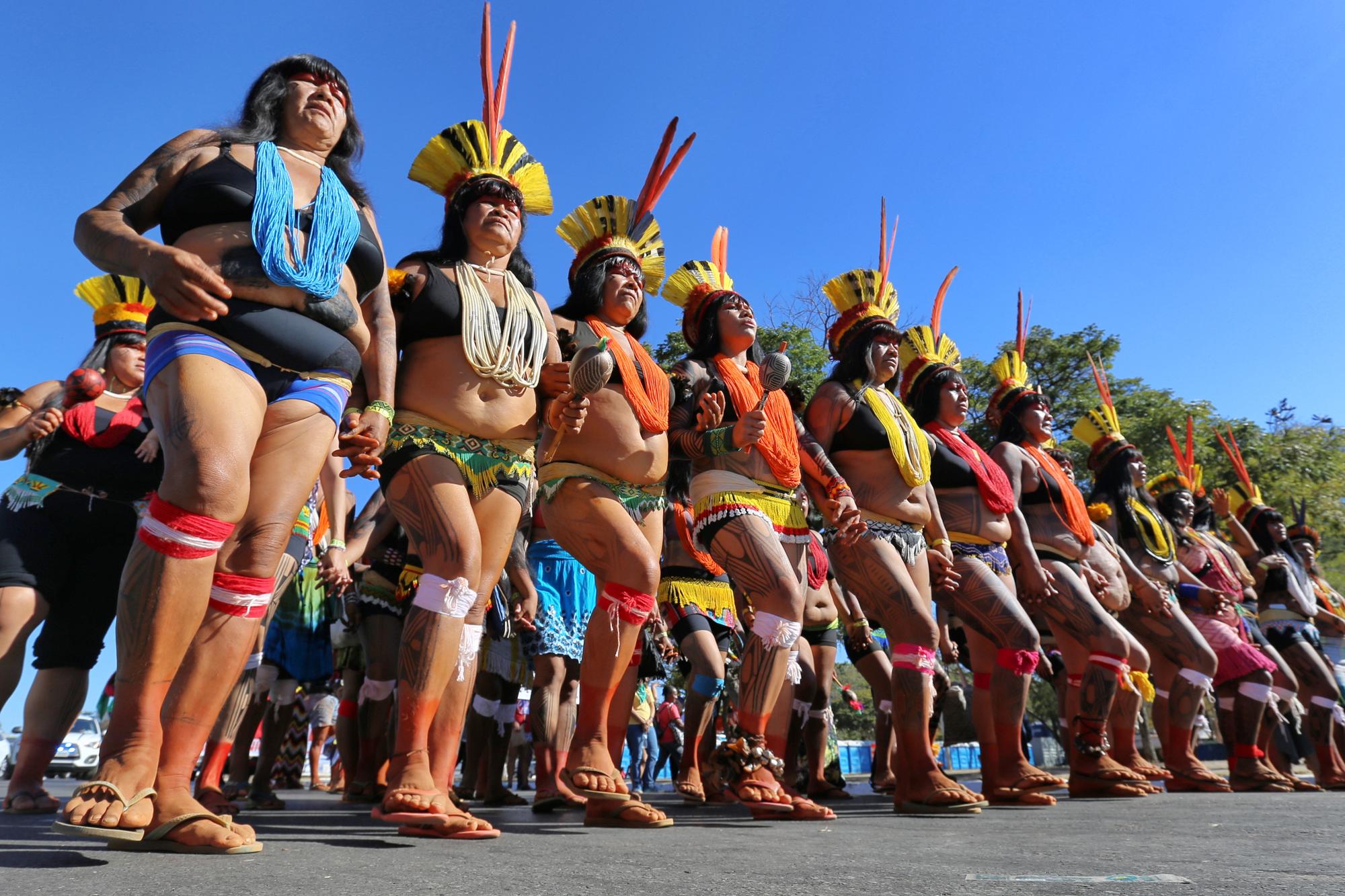 Marcha Indigenas Brasil