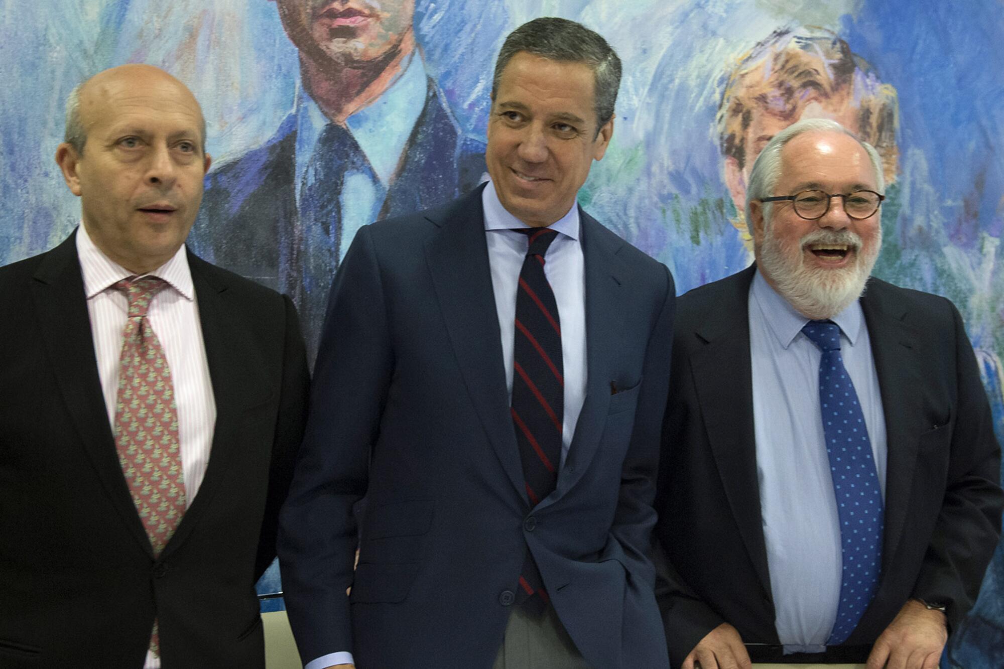 José Ignacio Wert Eduardo Zaplana Miguel Arias Cañete 2014
