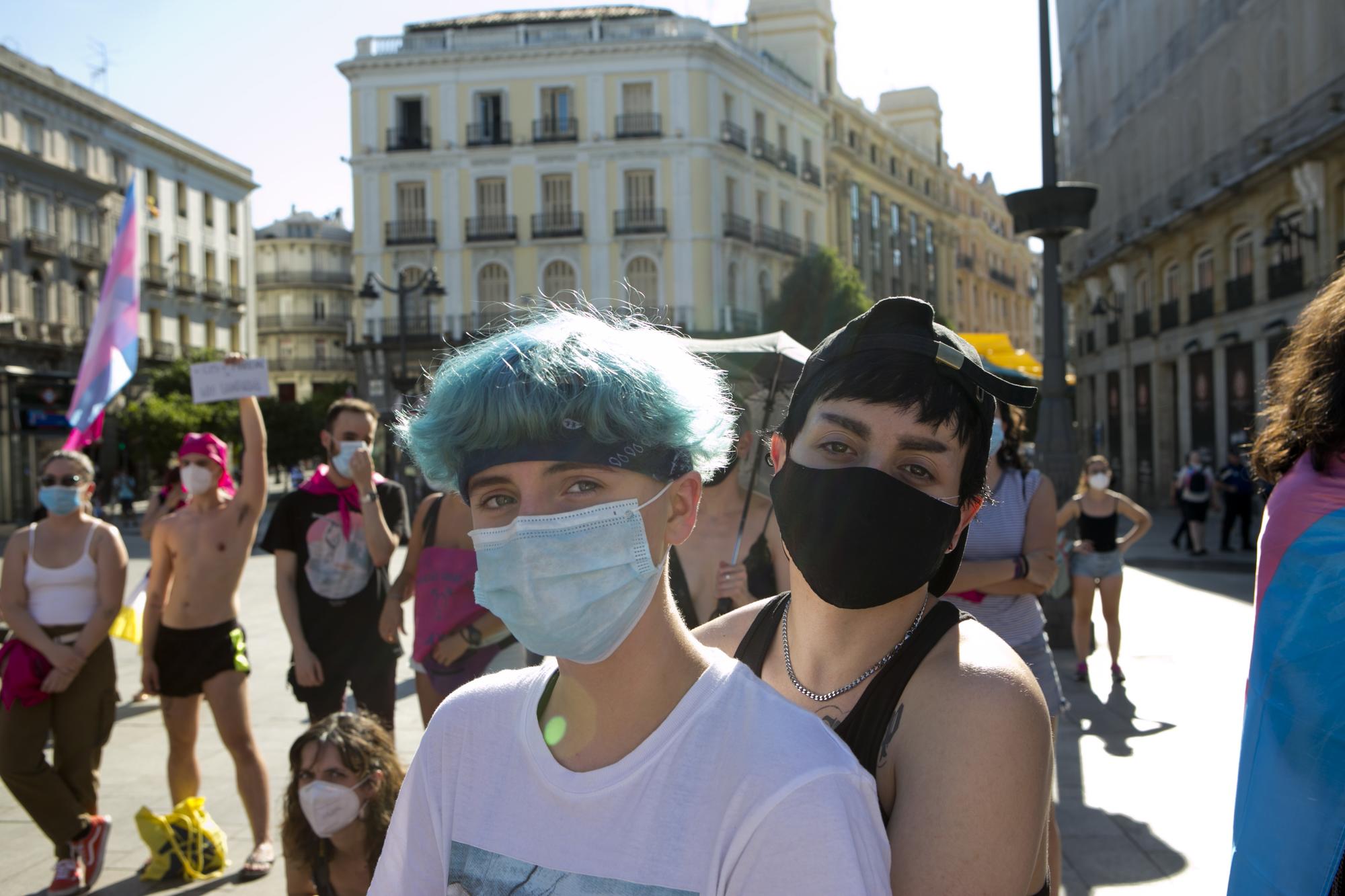 Familias Trans Aliadas se concentran en Sol para pedir una Ley Estatal