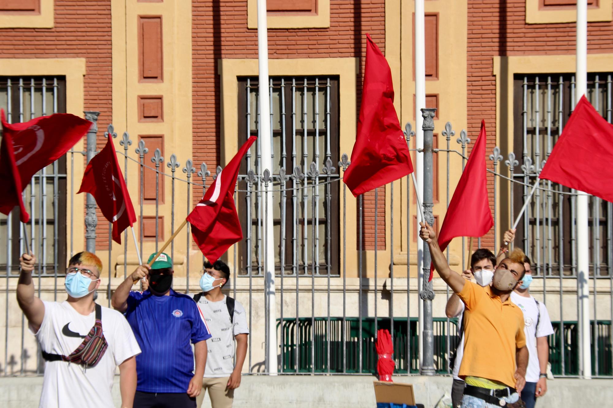 Concentración estudiantes Andalucía 4