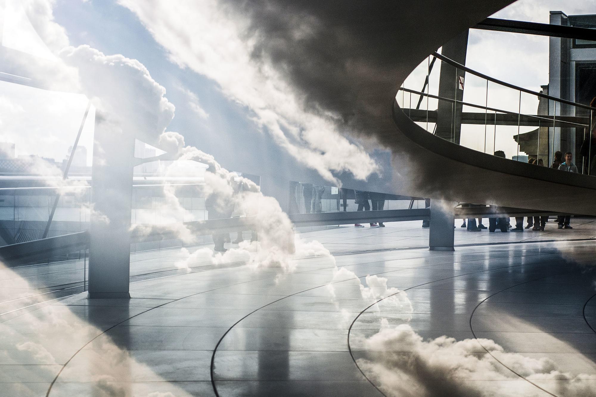 Cúpula de cristal del Reichtag, diseñada por el arquitecto Norman Foster