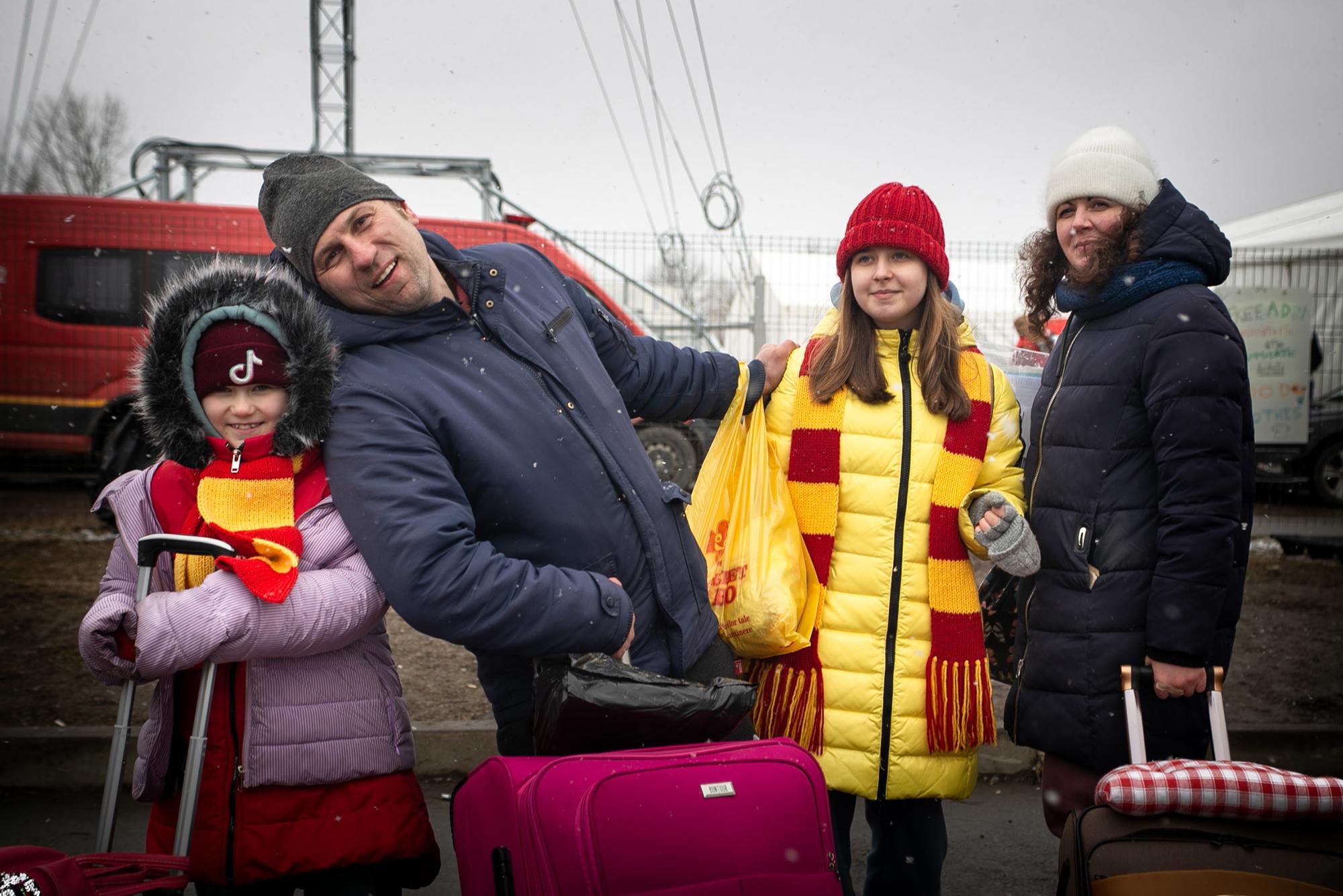 Refugiados Ucranianos frontera Rumania - 3