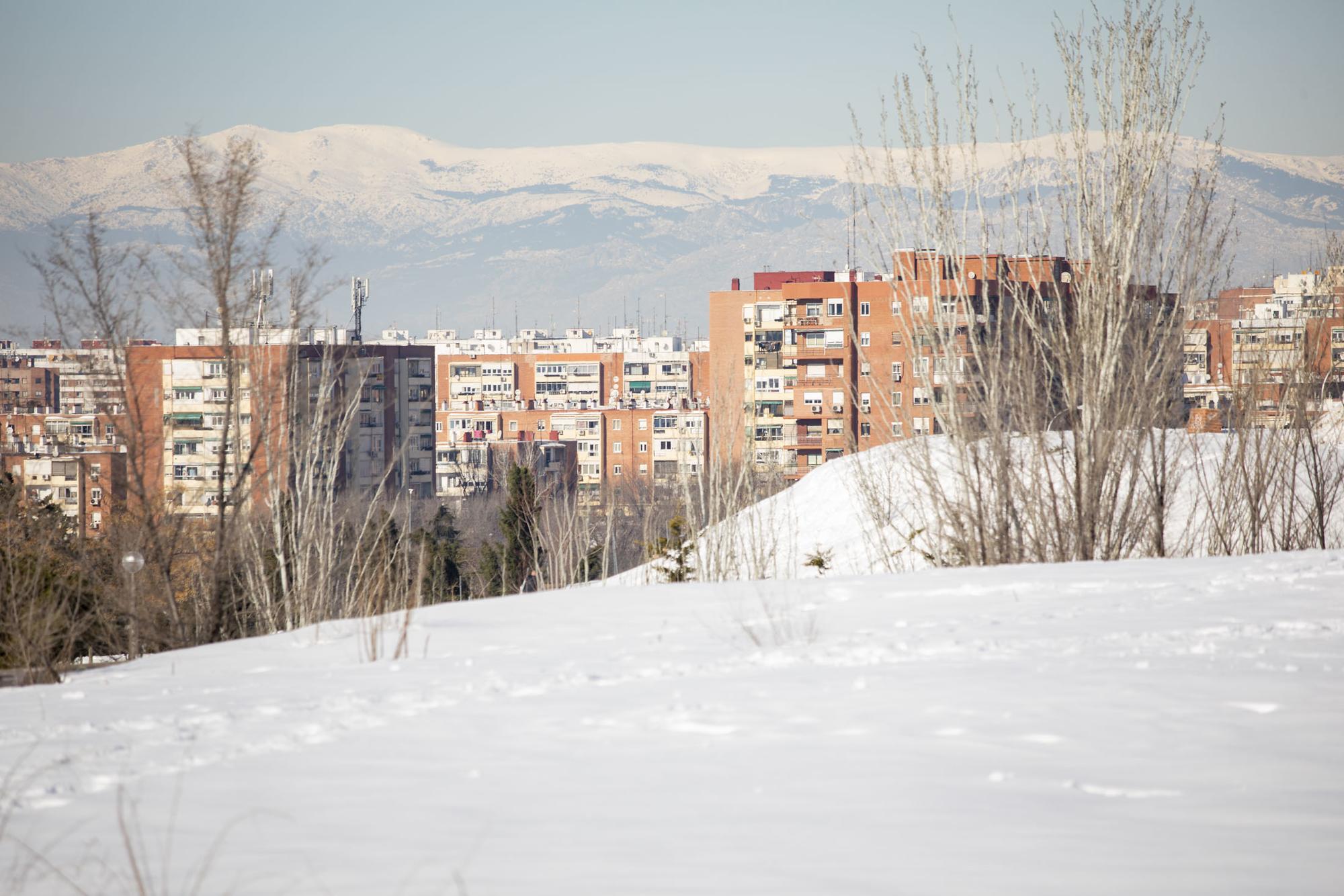 Barrio Pilar nevada Filomena