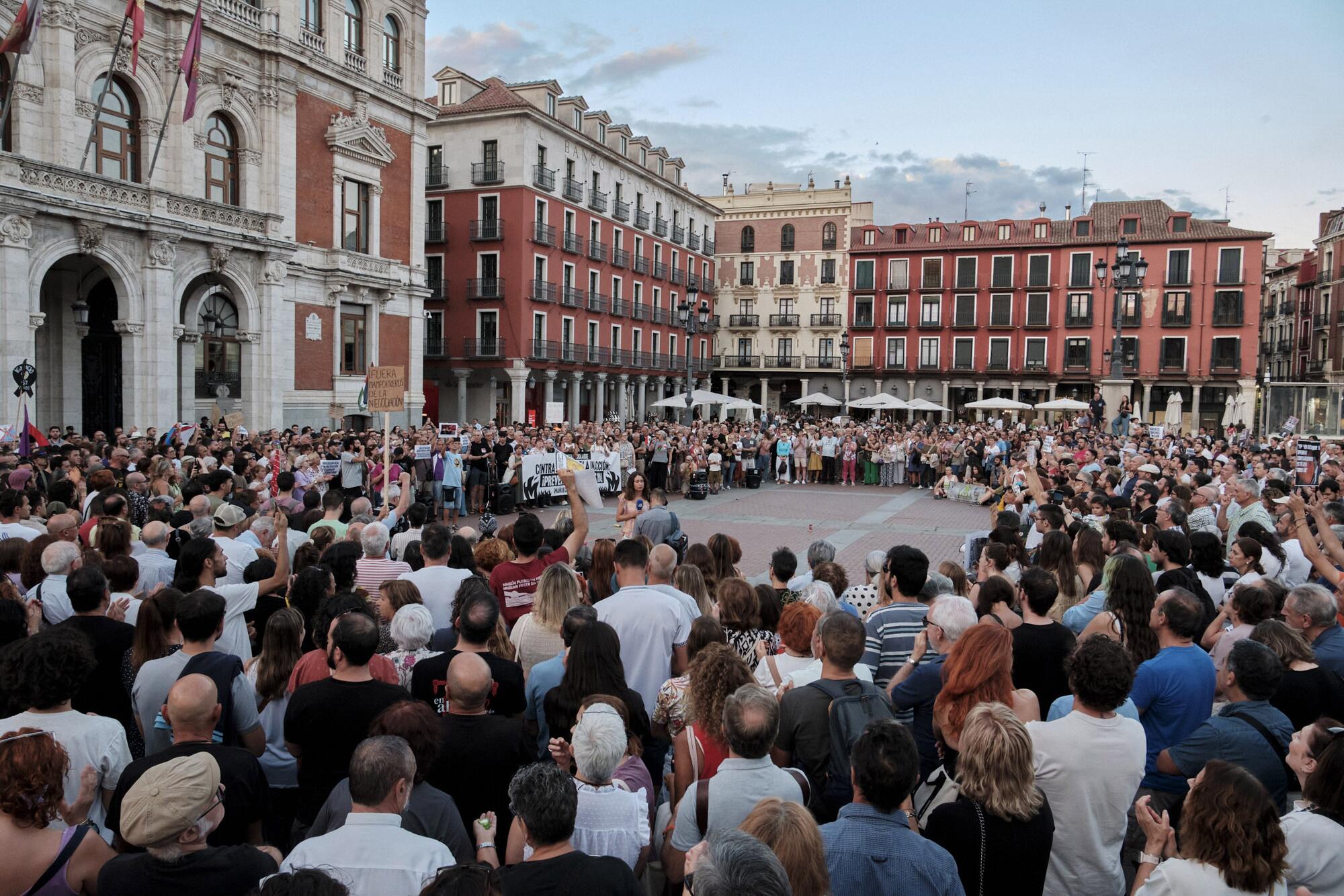 Manifestación Valladolid 20 de agosto Incendios Galeria - 14