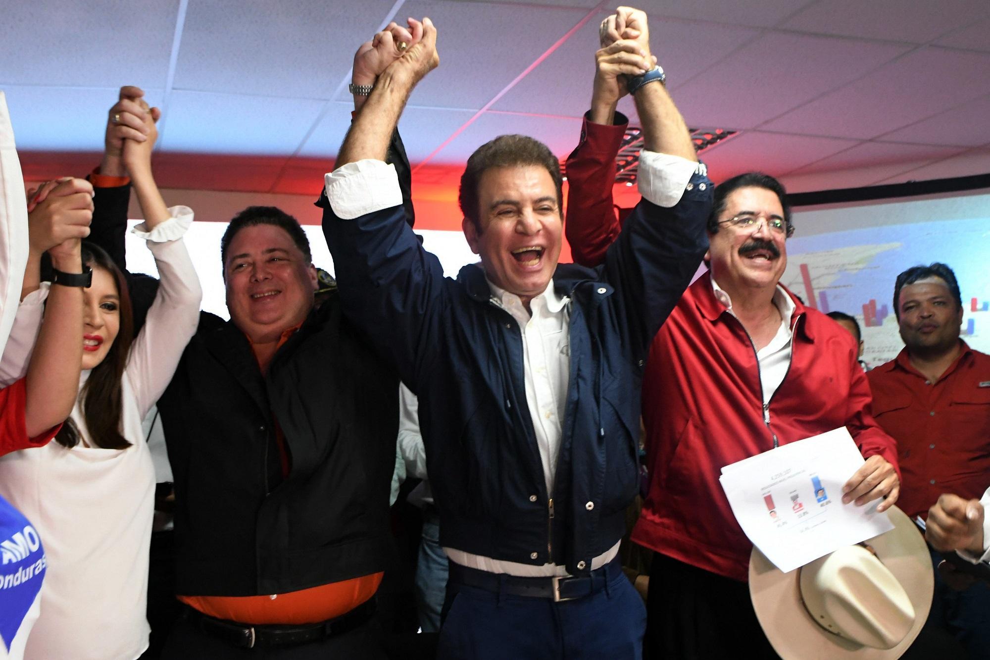 Festejo Triunfo Honduras Zelaya Libre