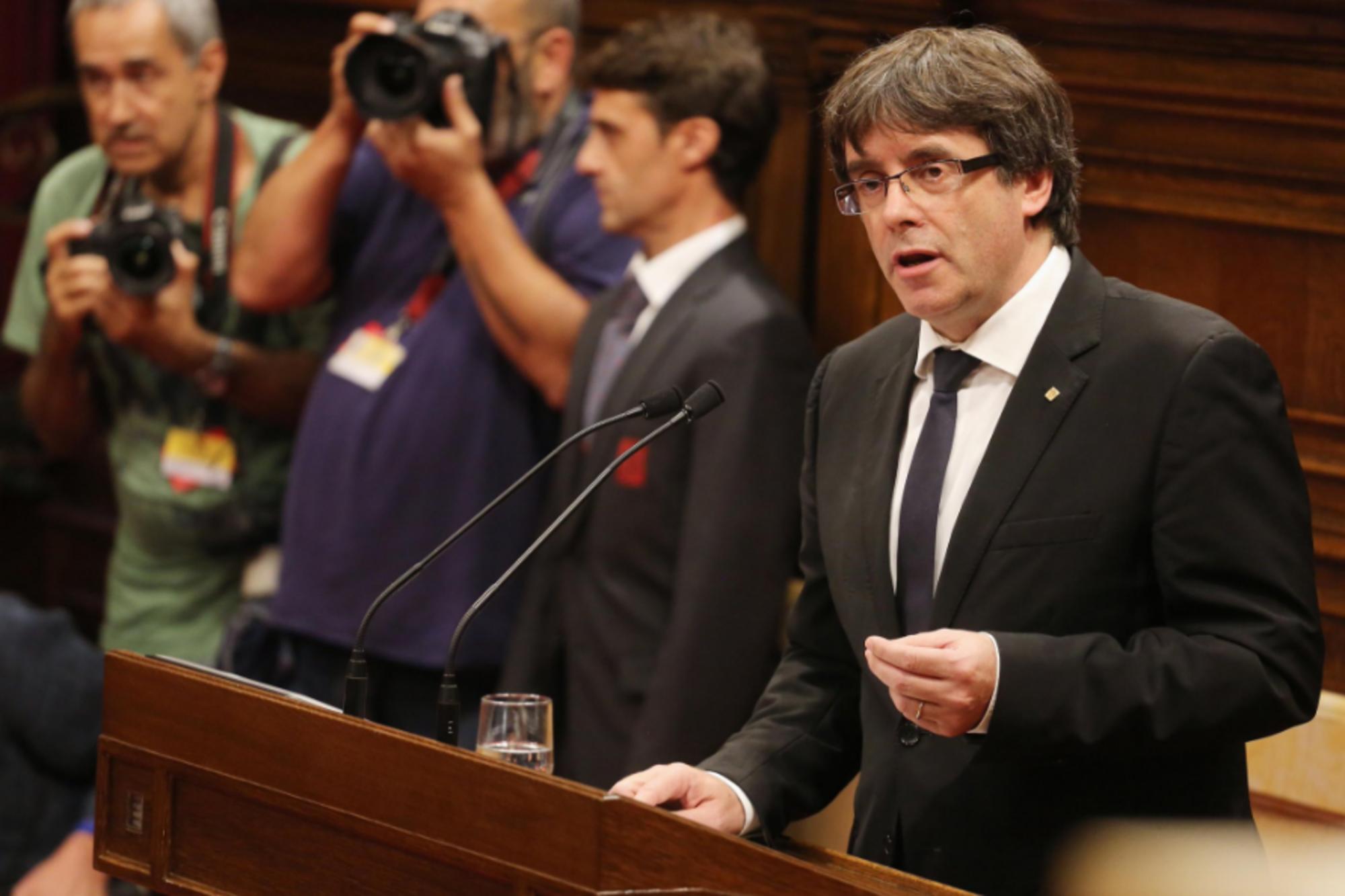 Carles Puigdemont Pleno 10 de octubre