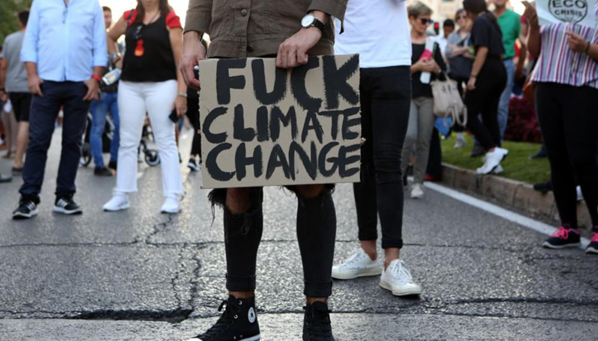 Manifestación por el clima en Madrid 