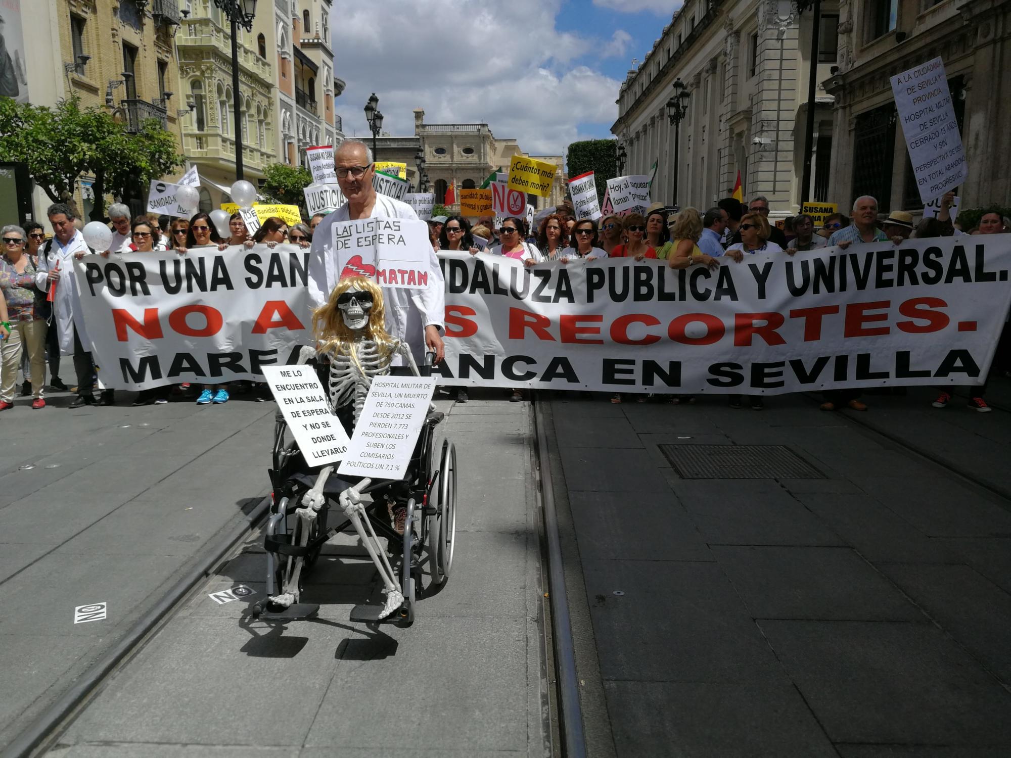 Manifestación Sanidad Pública en Sevilla 3