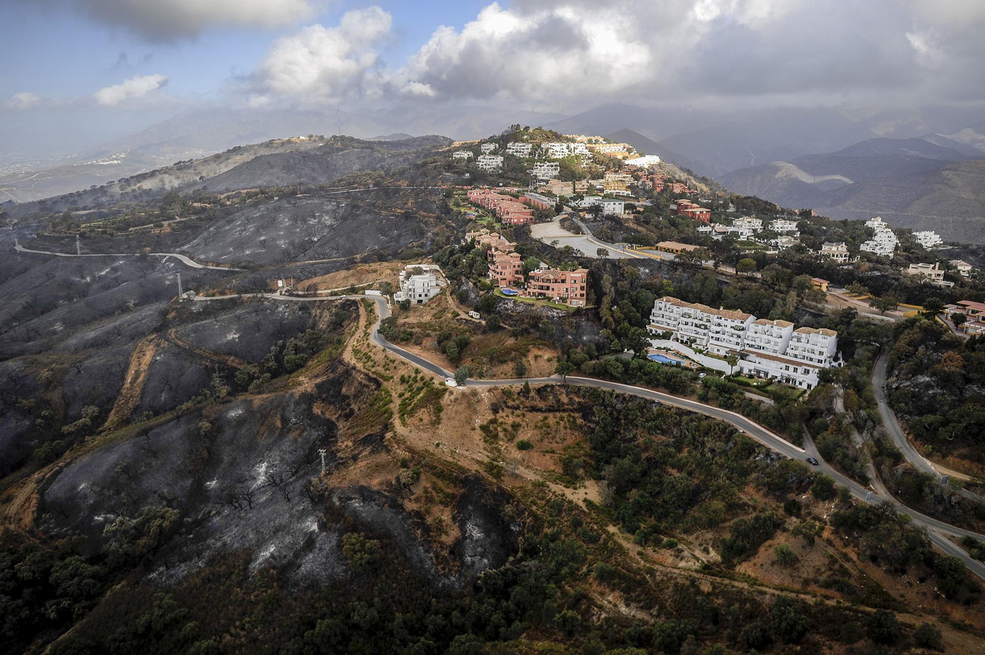 Incendio malaga