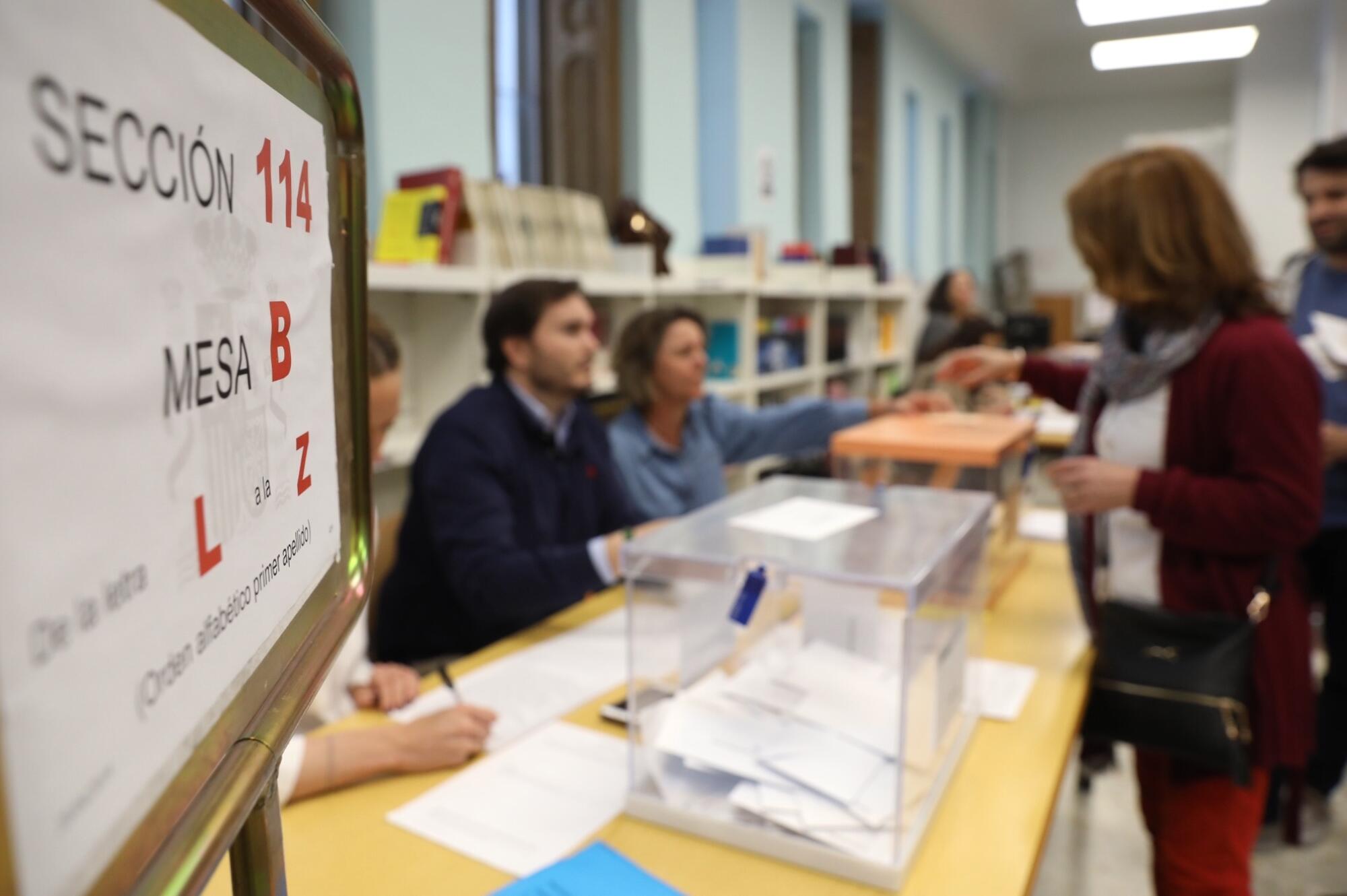 Colegio Electoral barrio Salamanca