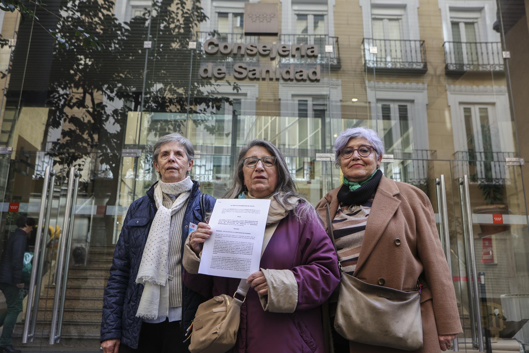 Reclamación Consejería de Sanidad médicos