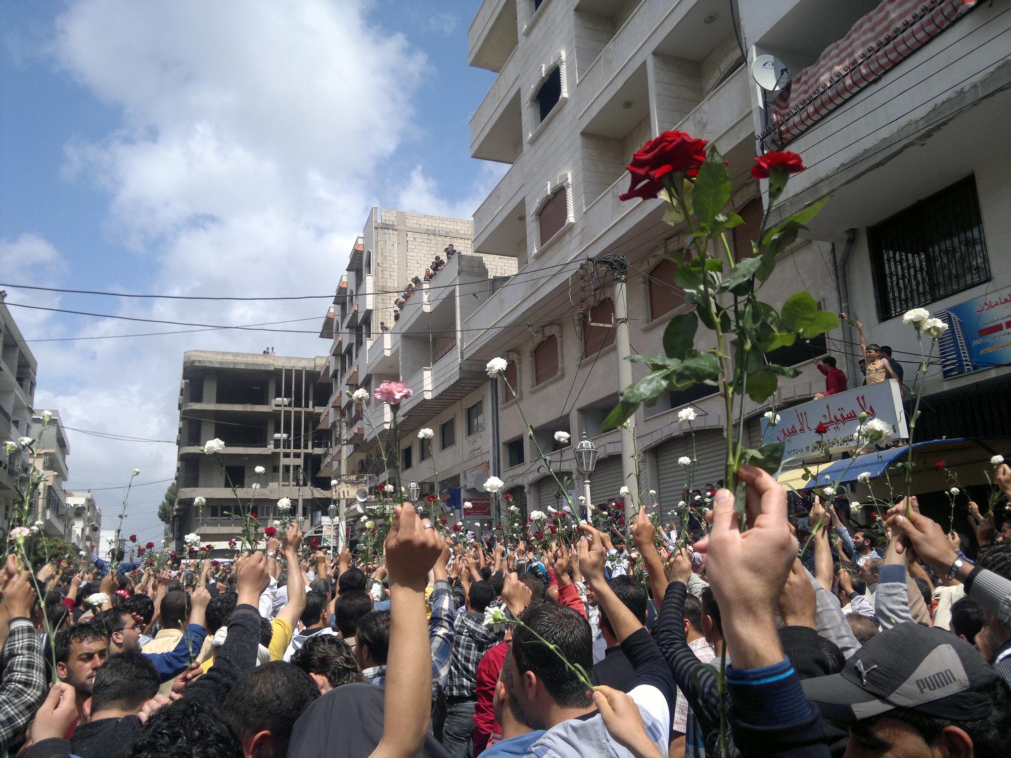 Manifestación en Banyas - Siria