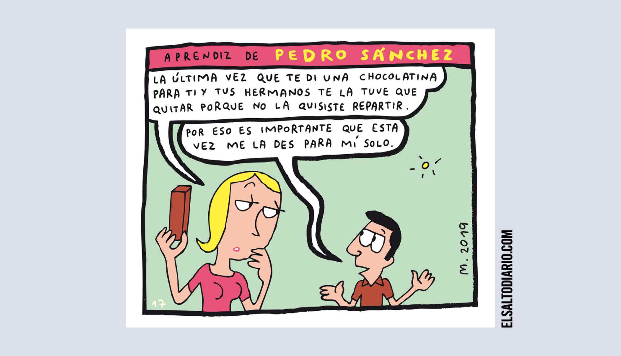 Aprendiz de Pedro Sánchez