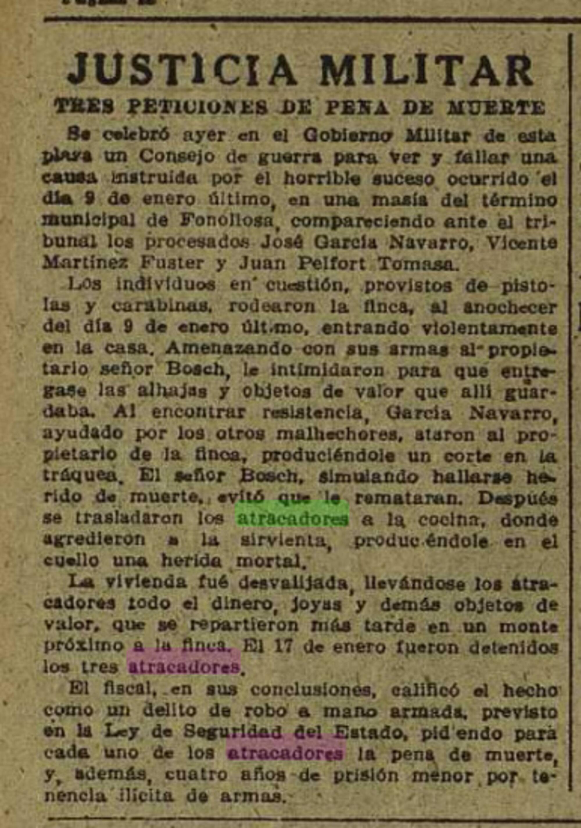 Justicia franquista