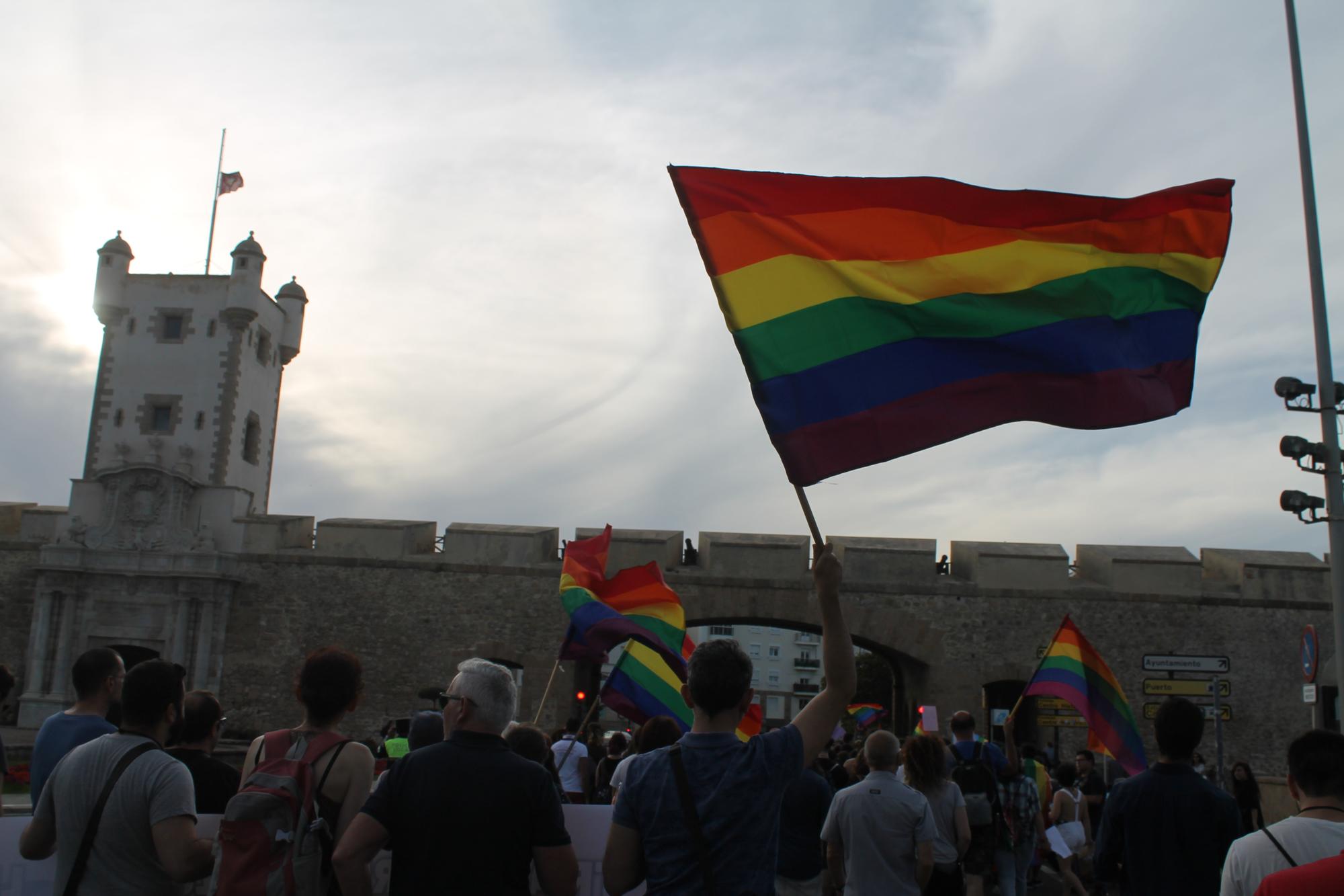 Bandera Arcoiris Cádiz Orgullo