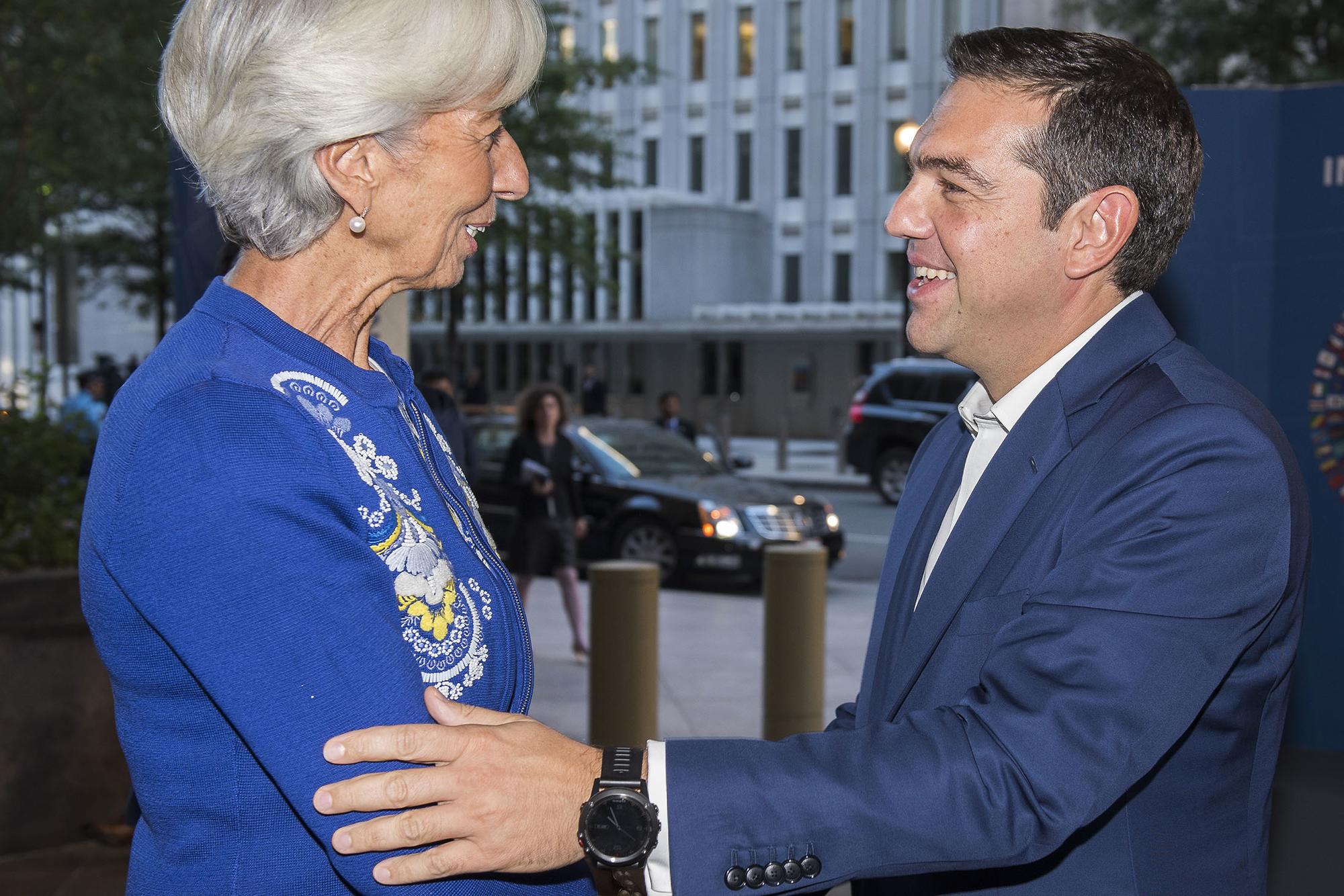 Tsipras Christine Lagarde