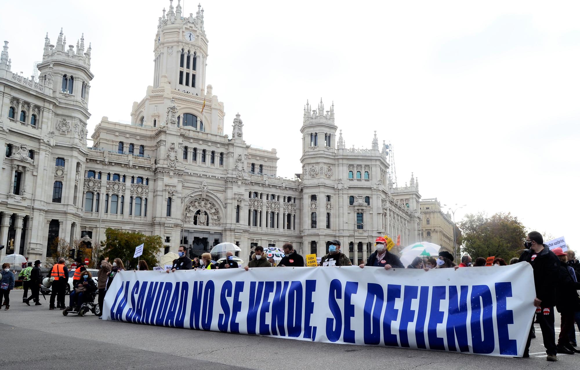 Sanidad Pública Concentración Madrid 29 Noviembre 2020