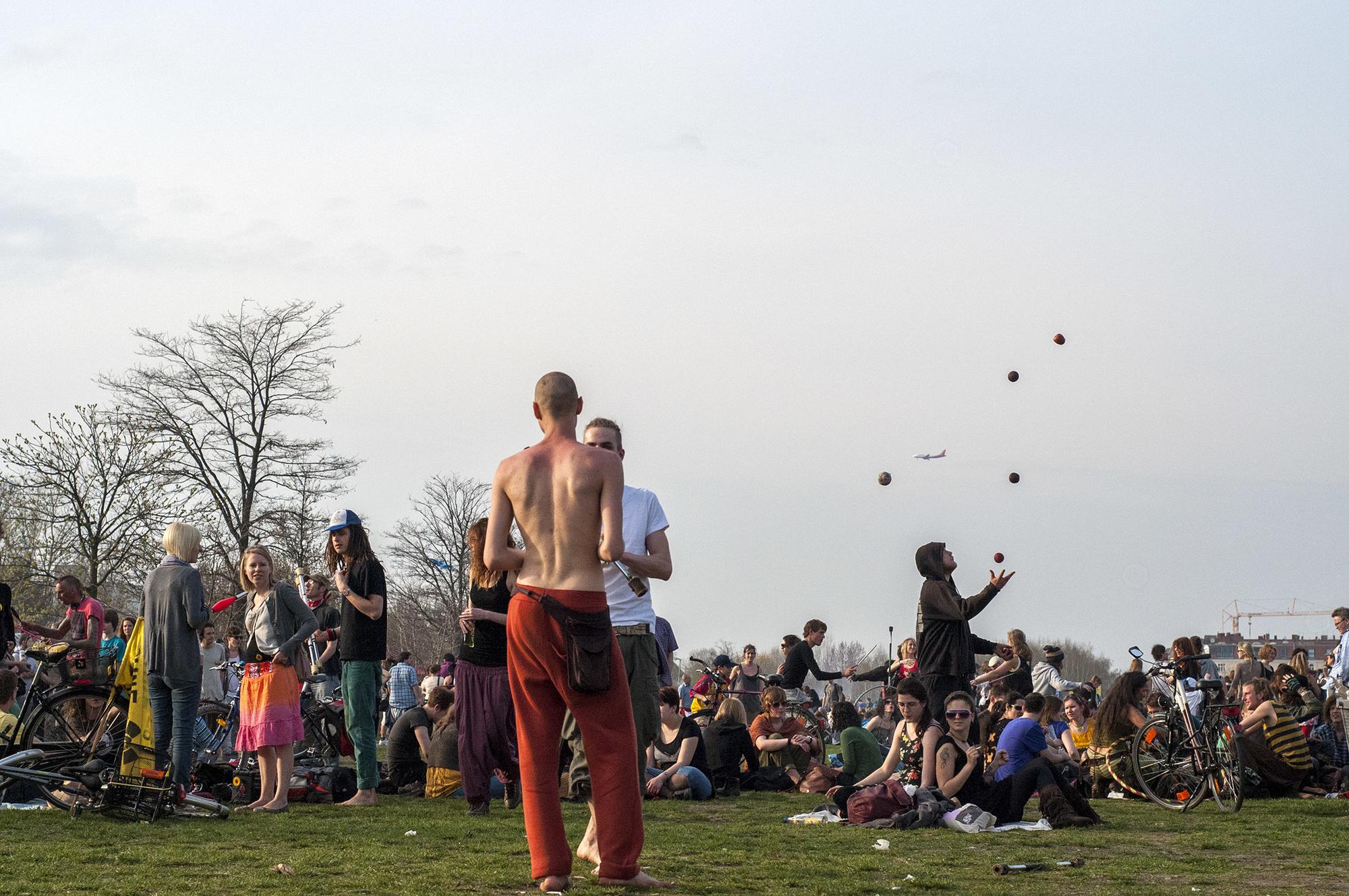 Mauerpark en Berlin