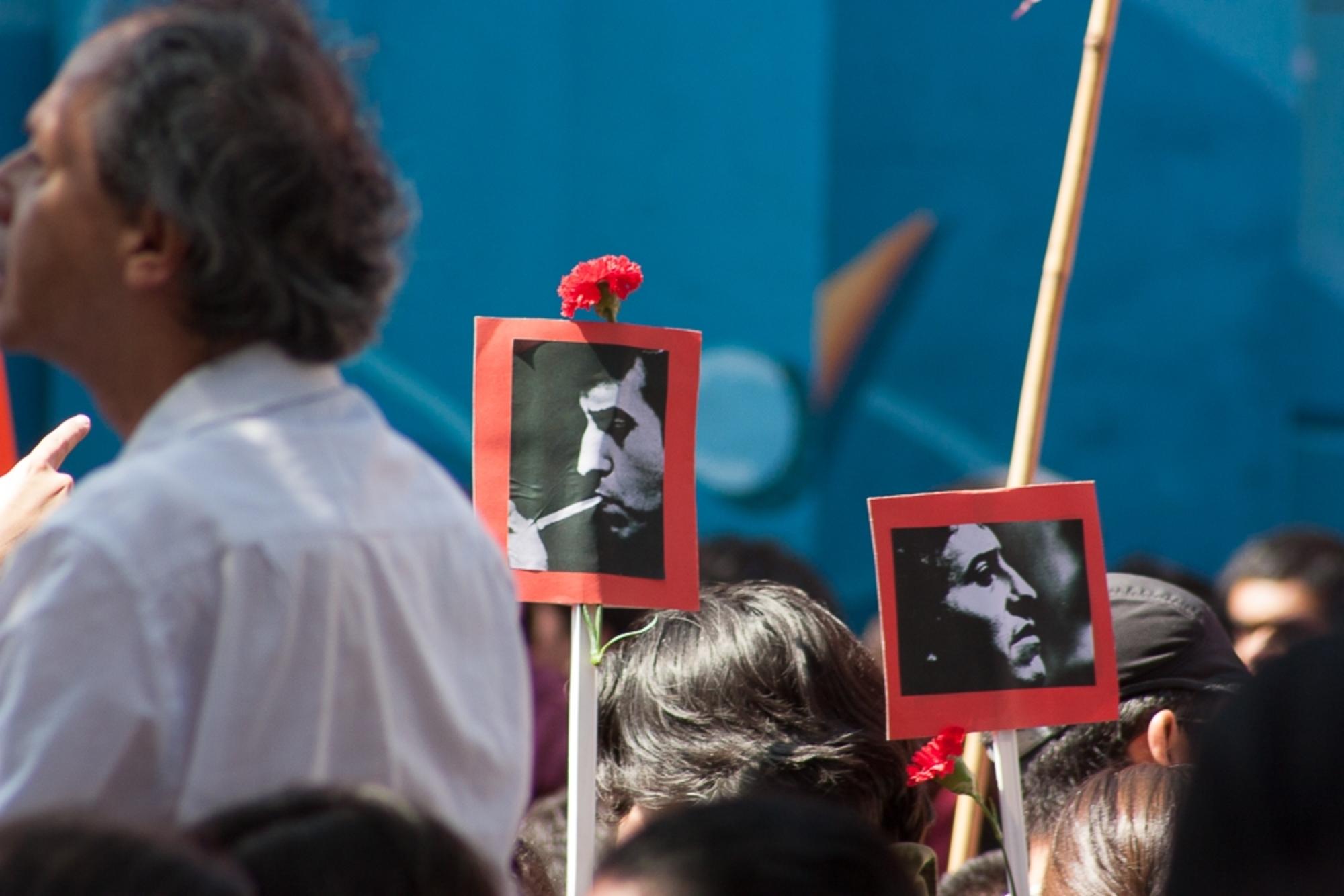 Funeral por Víctor Jara en 2009