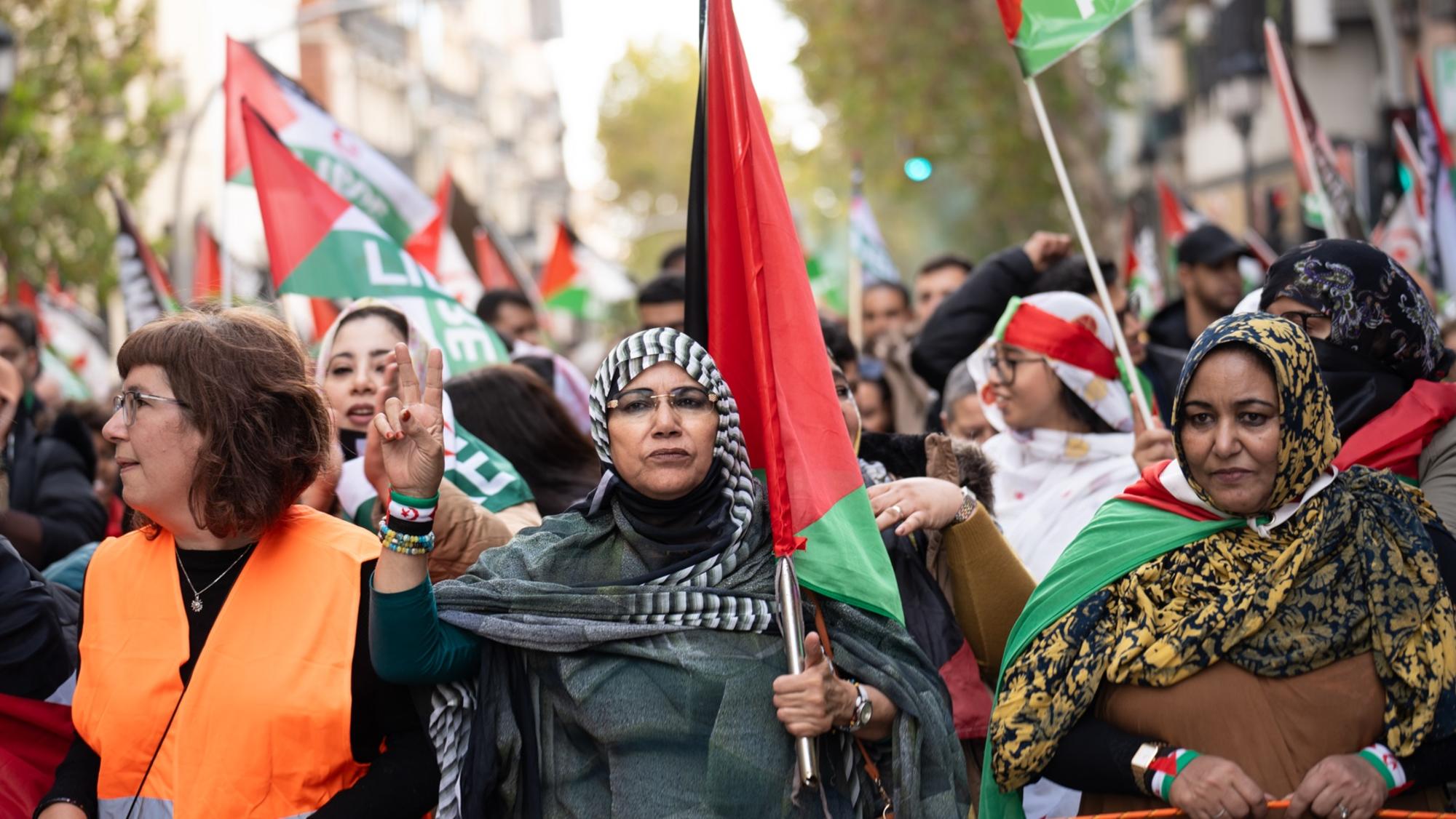 Manifestacion Sahara Occidental - 1 