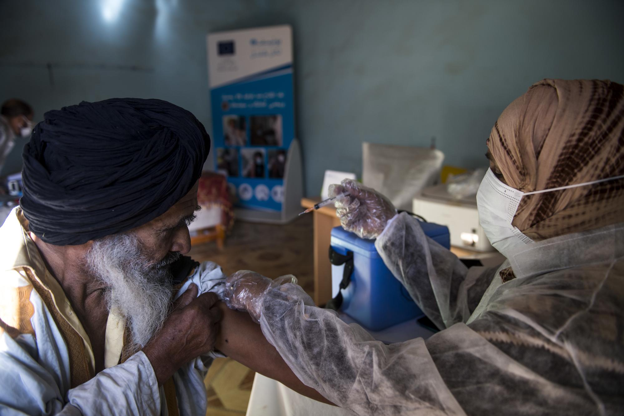 Vacunación en el Sáhara