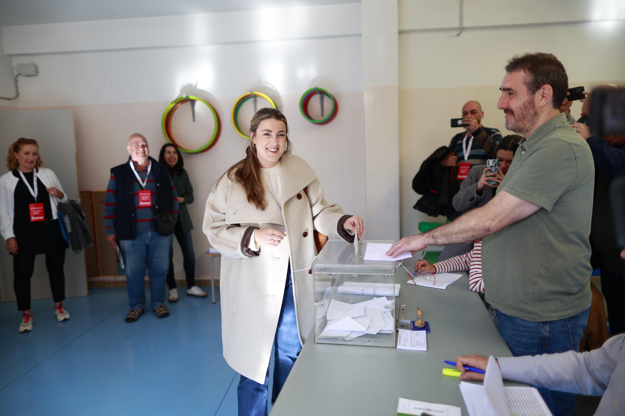 garcía votando