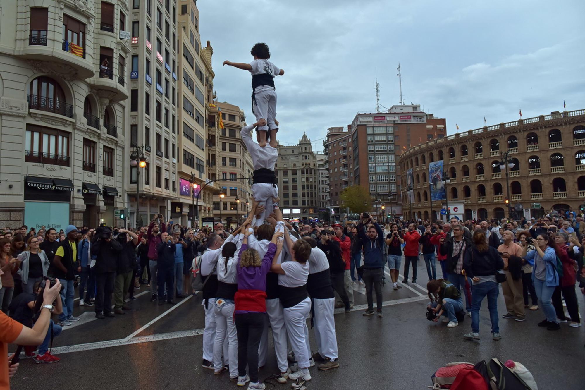 Muixeranga por el 9 d'octubre