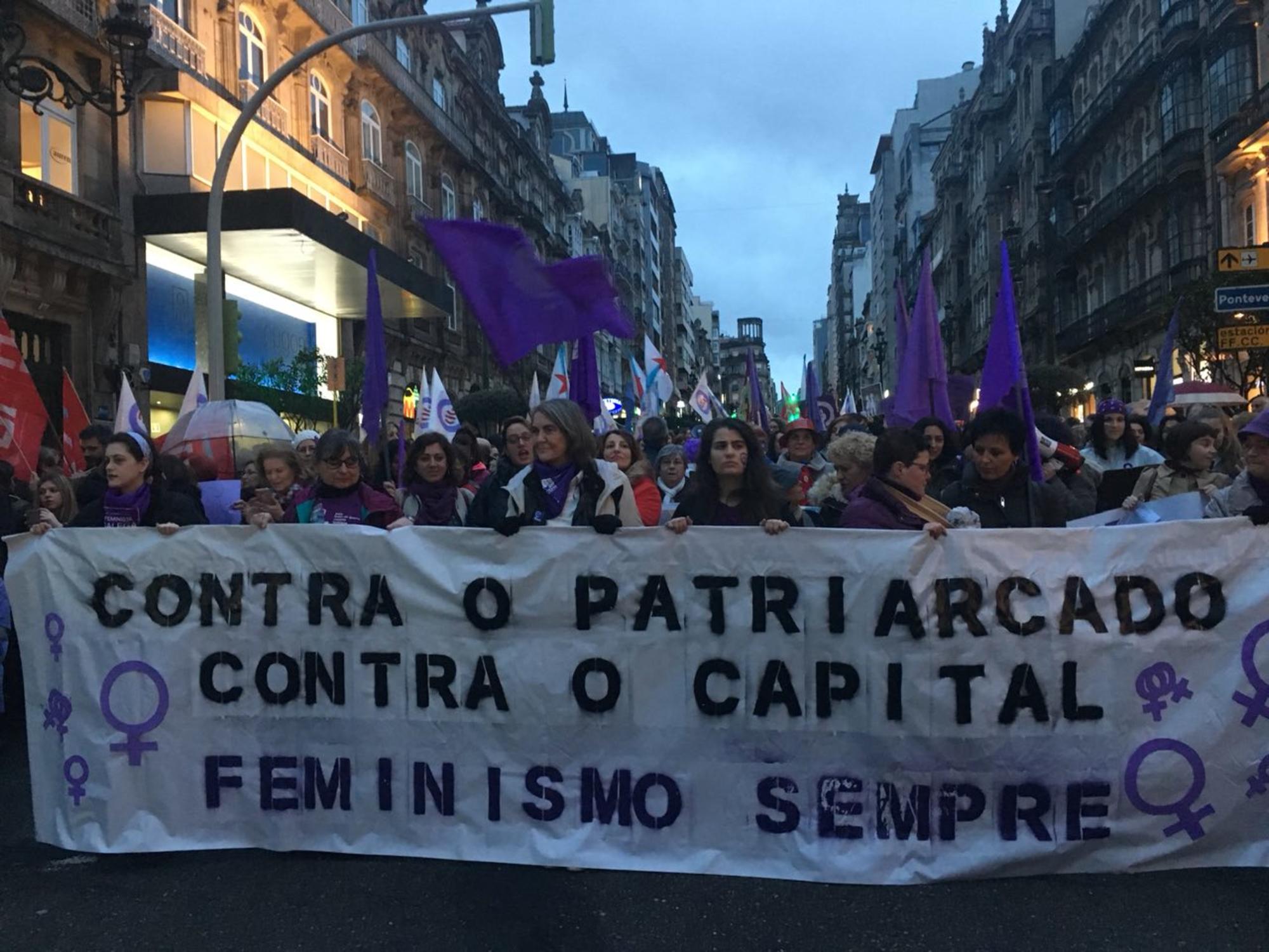 Manifestación feminista Vigo