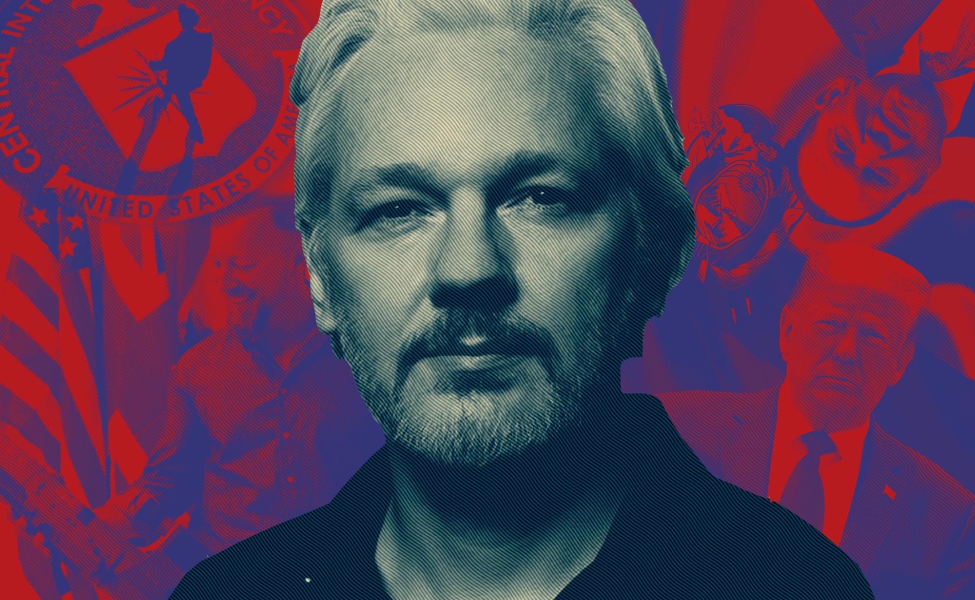 montaje julián assange juicio