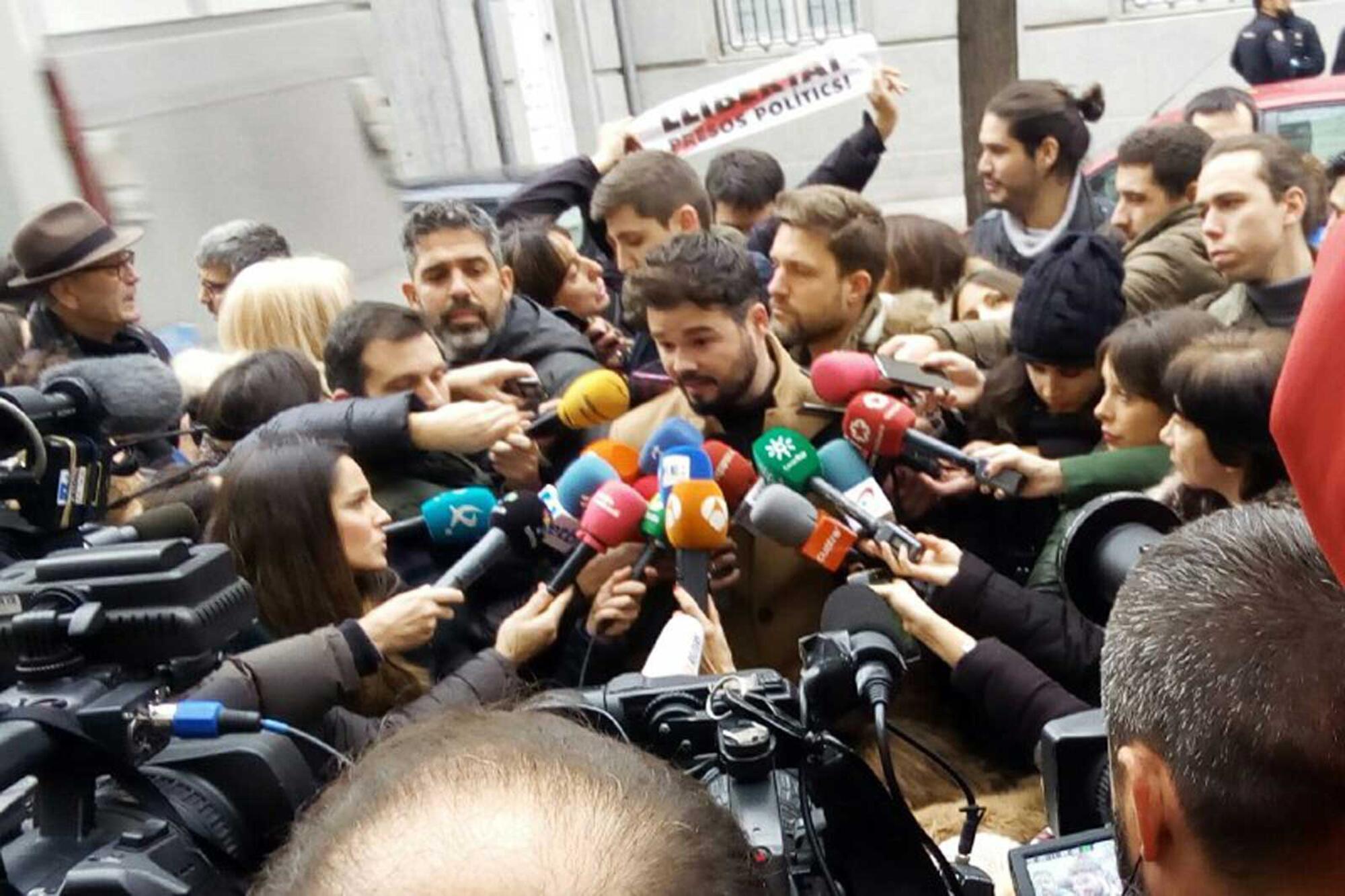 concentración junqueras Rufián