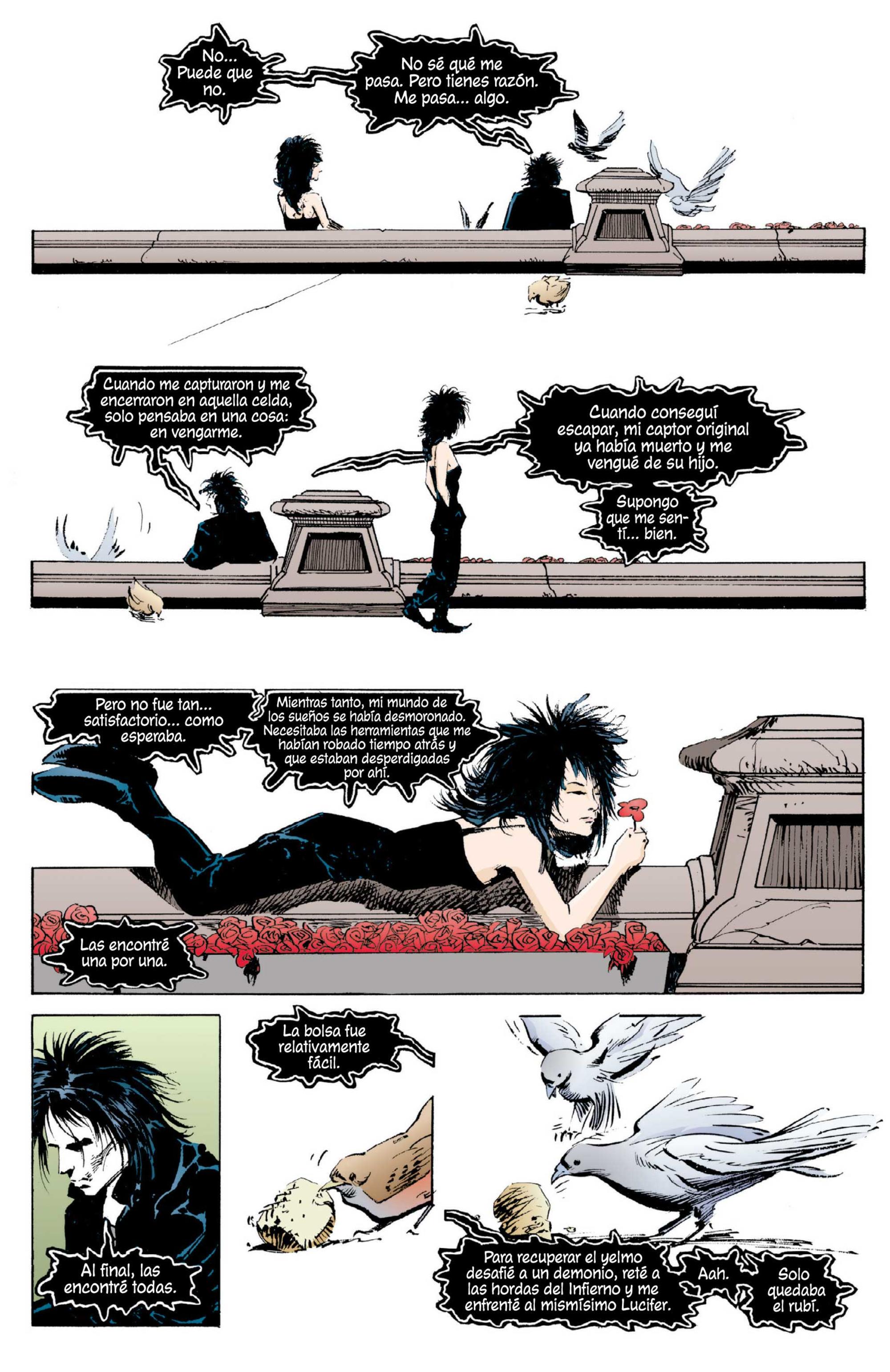 Primera aparición de Muerte en el número ocho de ‘Sandman’