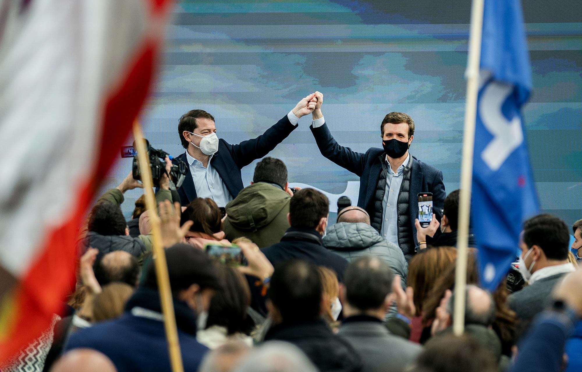 Mañueco y Casado Elecciones Castilla y Leon