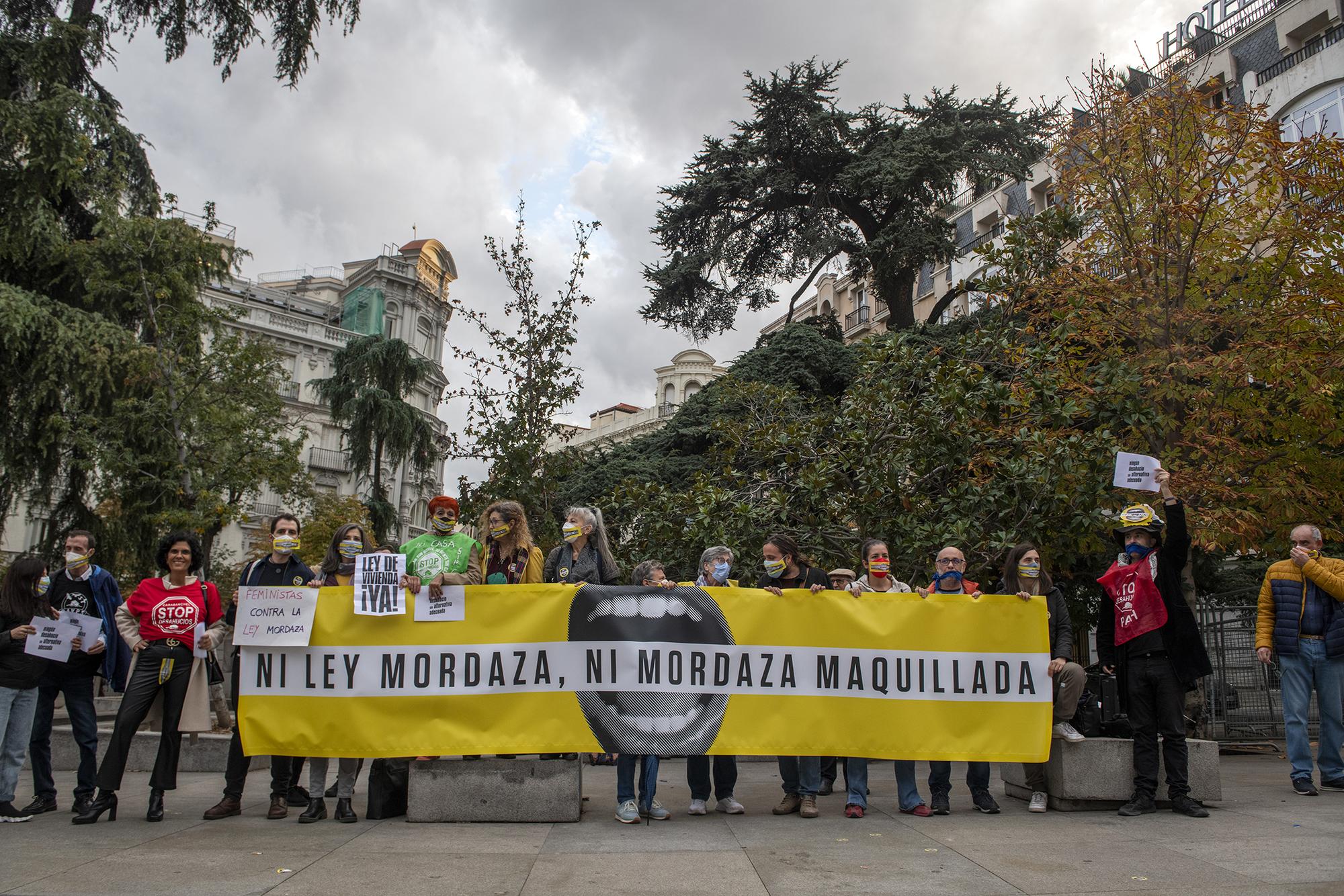 Ley Mordaza 12 horas amordazados Congreso - 2