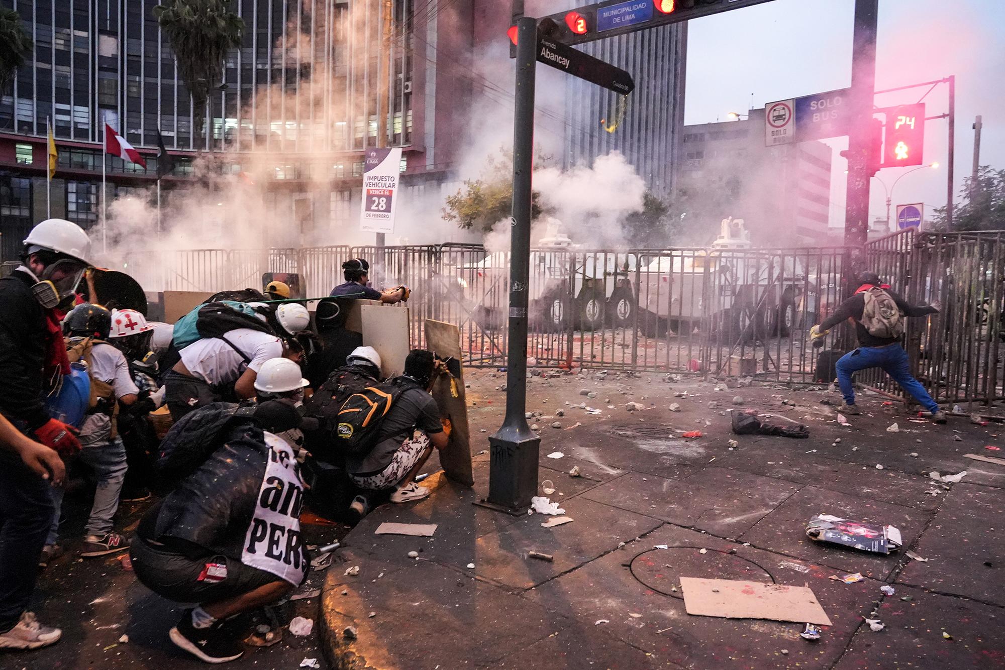 Lima Peru violencia policía - 1